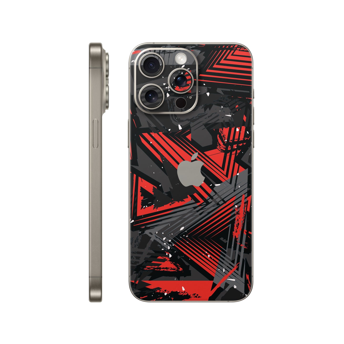 Folie de protectie iPhone 15 Pro, eSkins Signature, Skin Urban Assault
