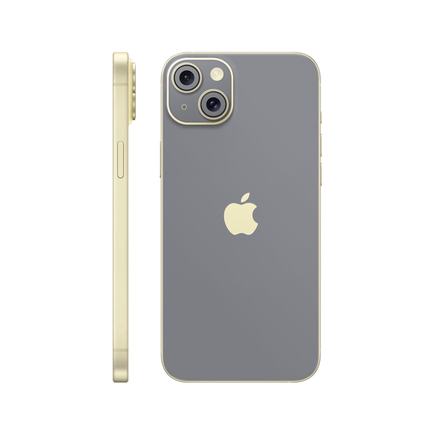 Folie de protectie iPhone 15, eSkins Unique, Skin Mat Gri