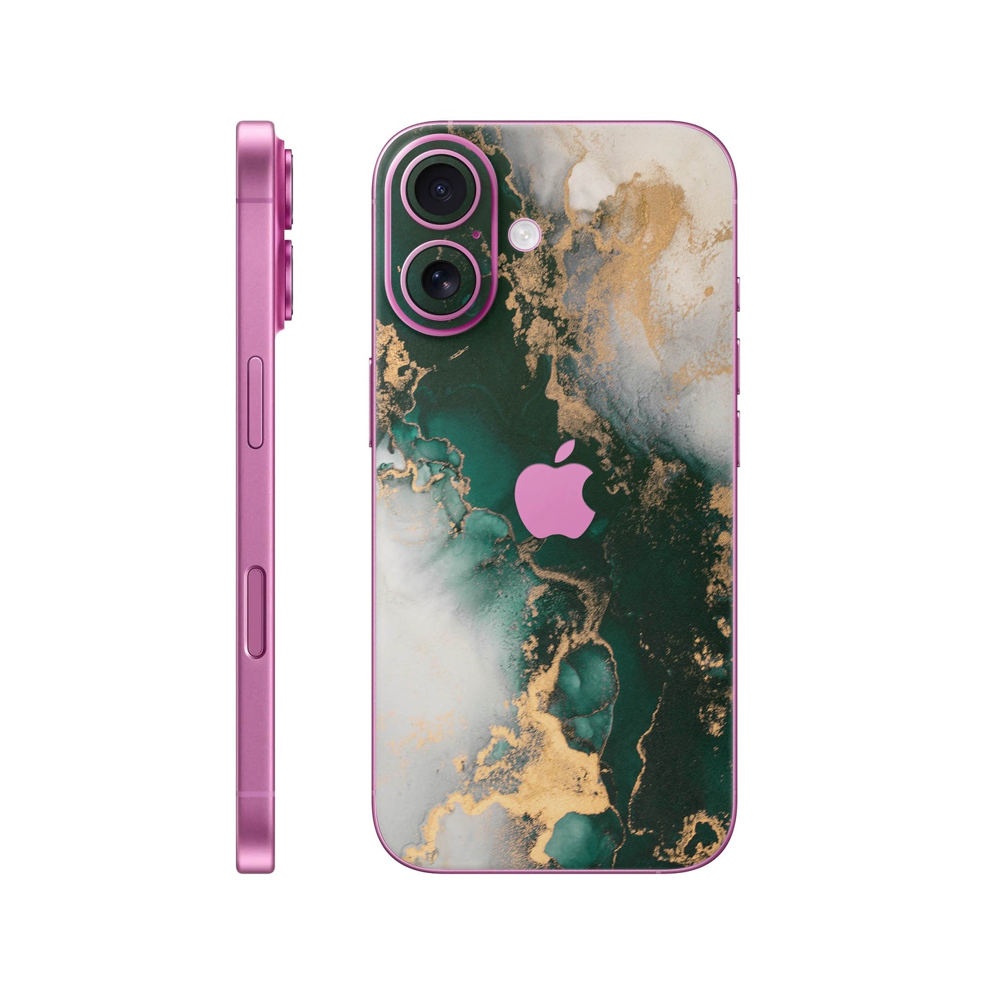 Folie de protectie iPhone 16, eSkins Signature, Forest Mist