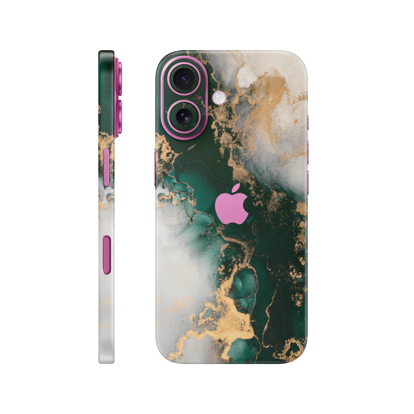 Folie de protectie iPhone 16, eSkins Signature, Forest Mist