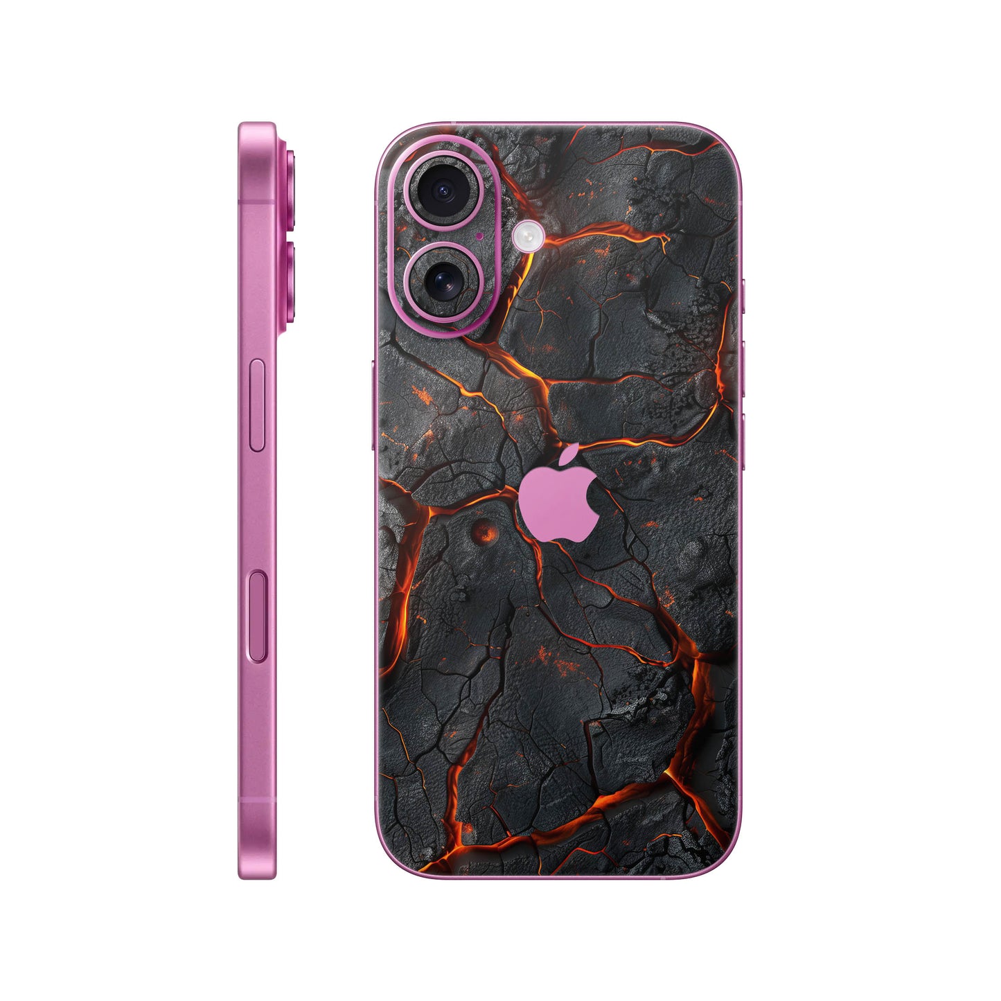 Folie de protectie iPhone 16, eSkins Signature, Skin Inferno Crust