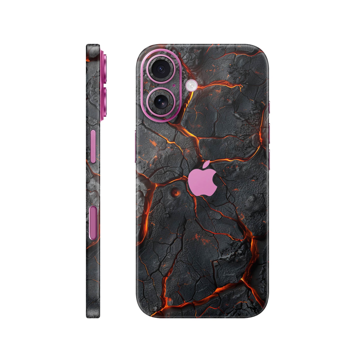 Folie de protectie iPhone 16, eSkins Signature, Skin Inferno Crust