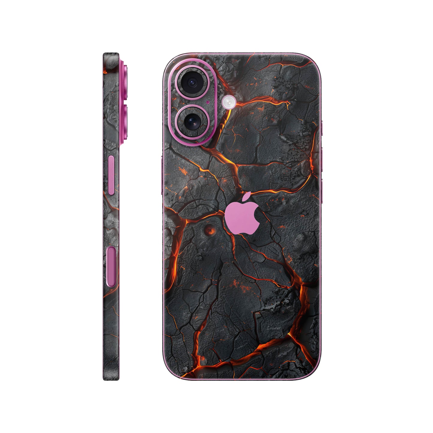 Folie de protectie iPhone 16, eSkins Signature, Skin Inferno Crust