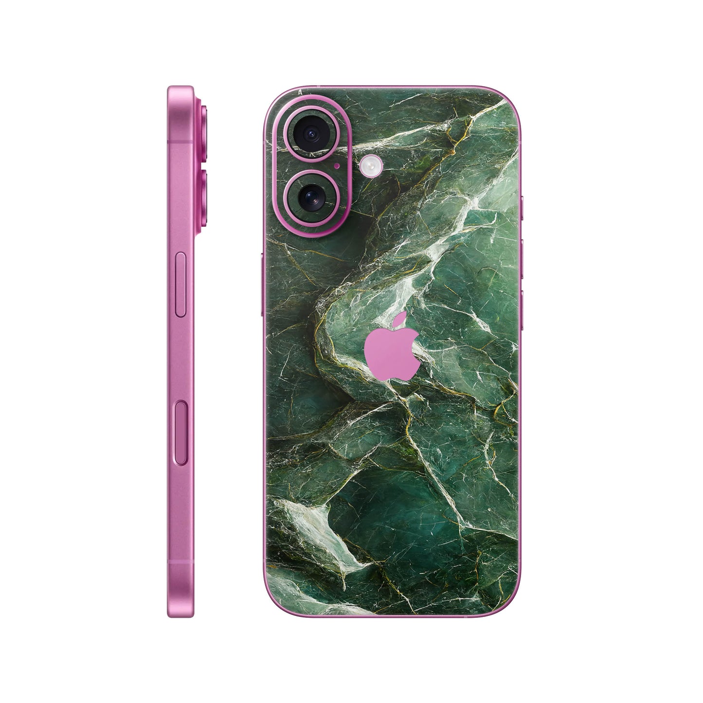 Folie de protectie iPhone 16, eSkins Signature, Mystic Emerald