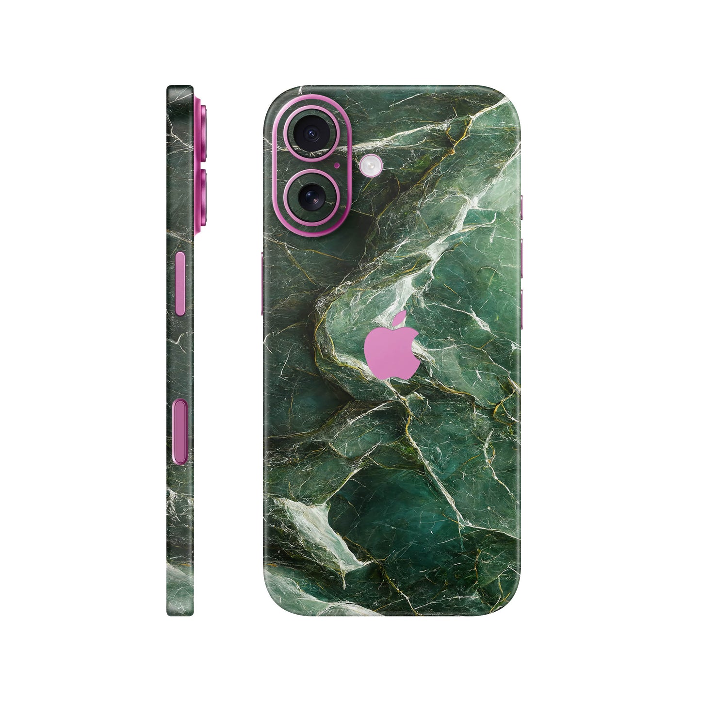 Folie de protectie iPhone 16, eSkins Signature, Mystic Emerald