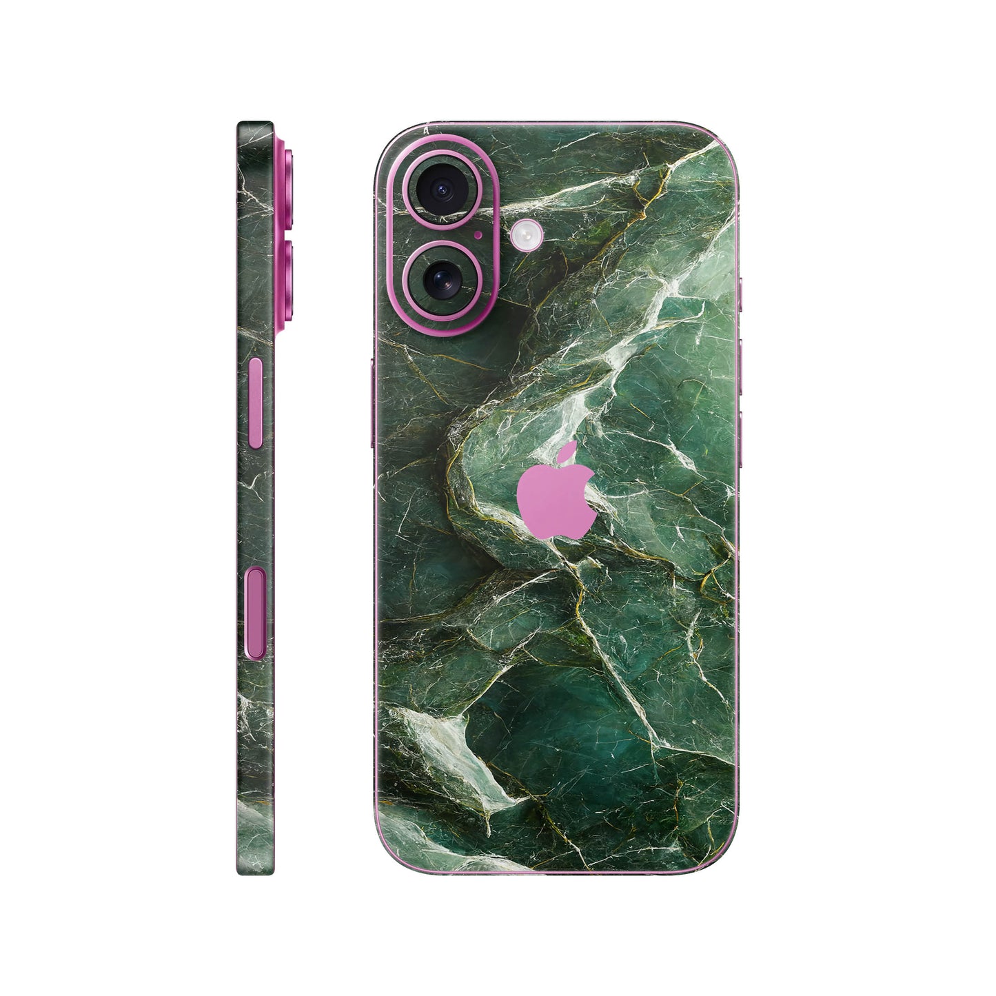 Folie de protectie iPhone 16, eSkins Signature, Mystic Emerald