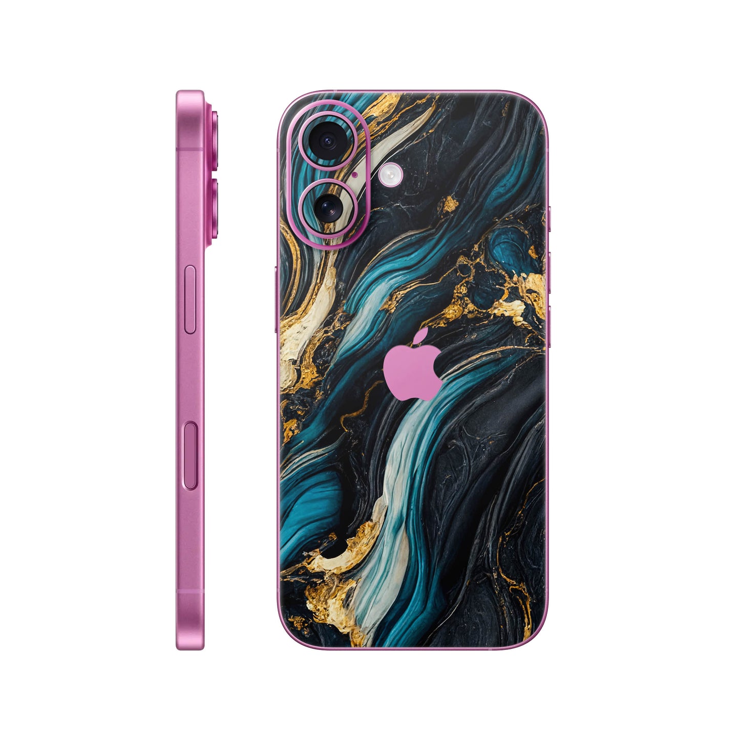 Folie de protectie iPhone 16, eSkins Signature, Mystic Ocean