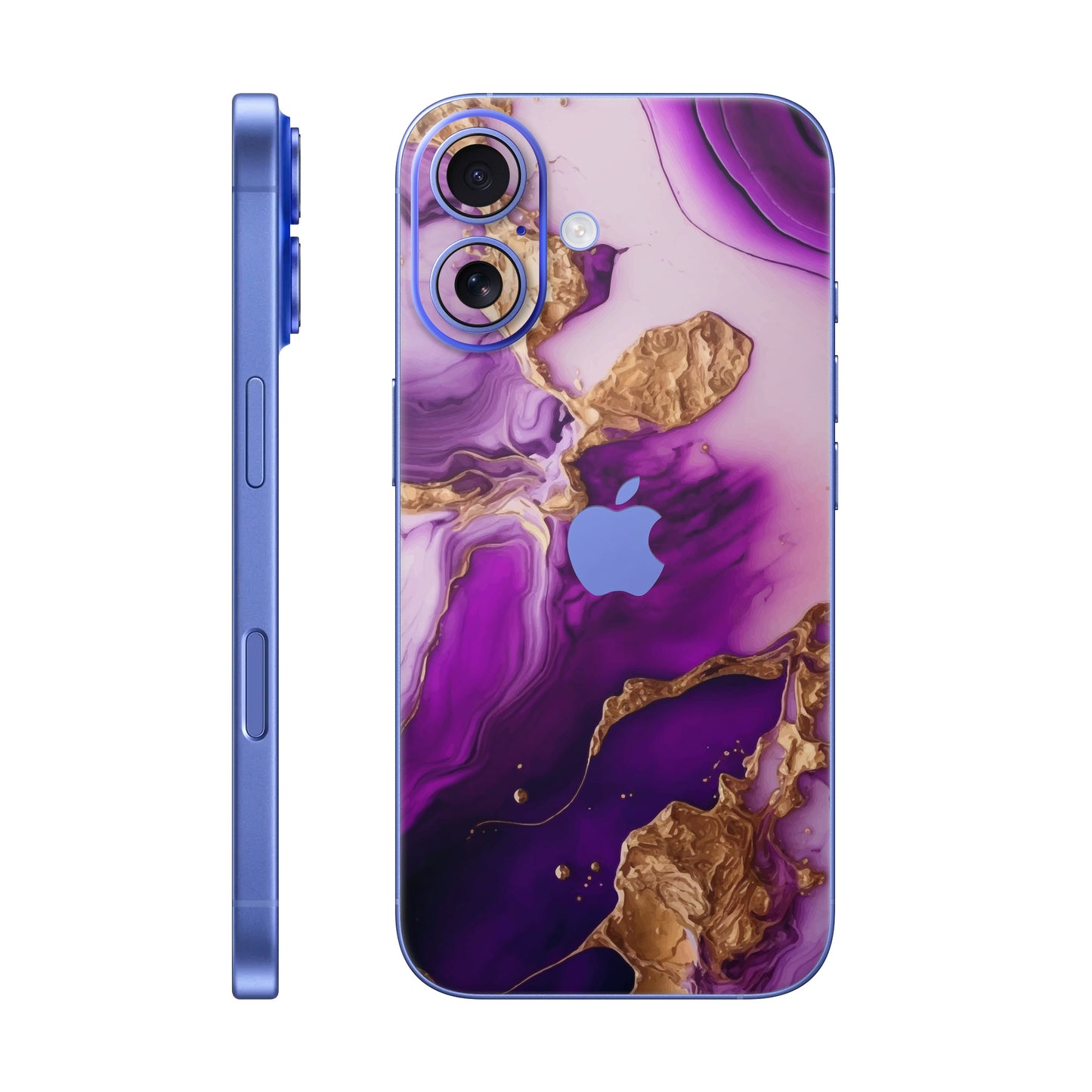 Folie de protectie iPhone 16 Plus, eSkins Signature, Skin Amethyst Dream