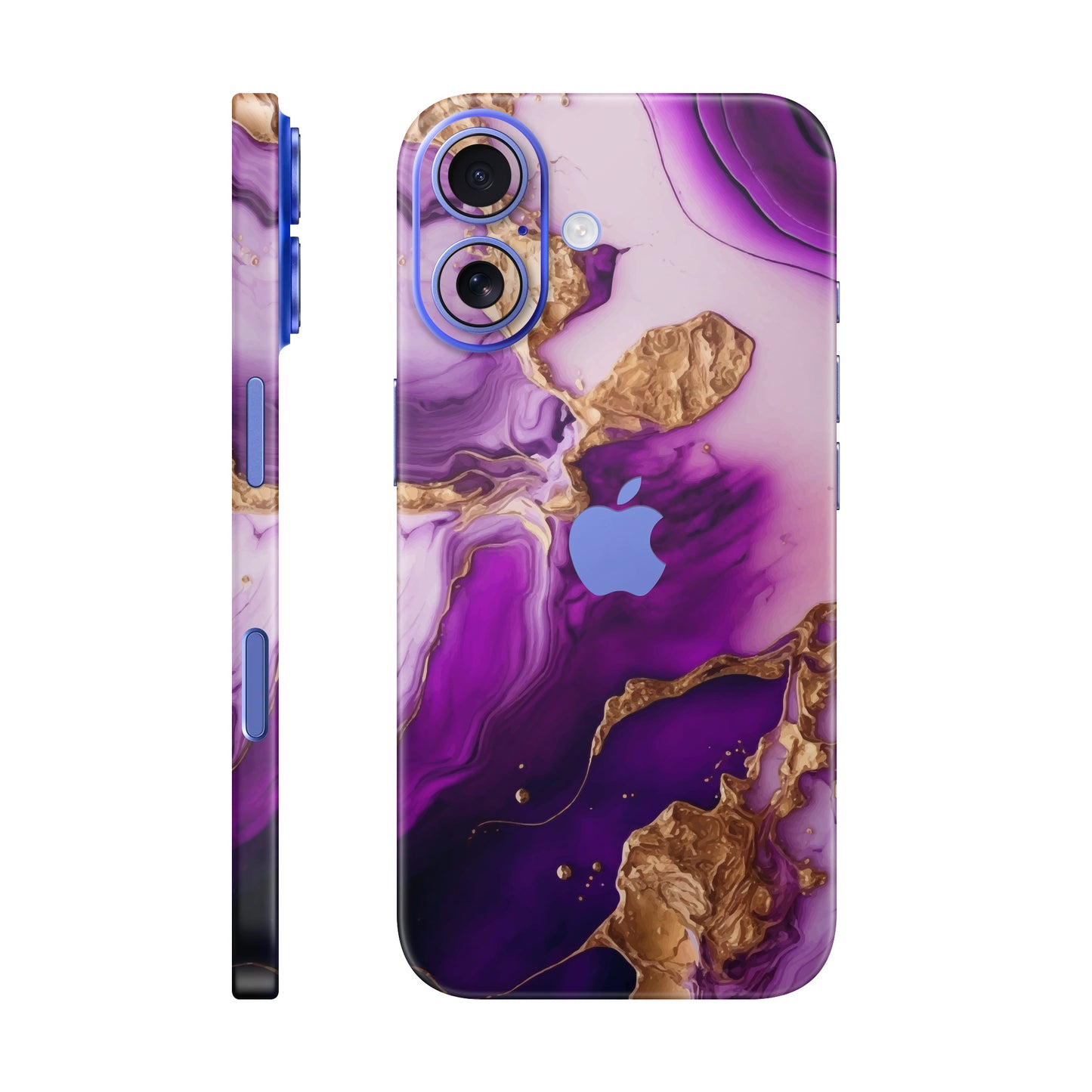 Folie de protectie iPhone 16 Plus, eSkins Signature, Skin Amethyst Dream