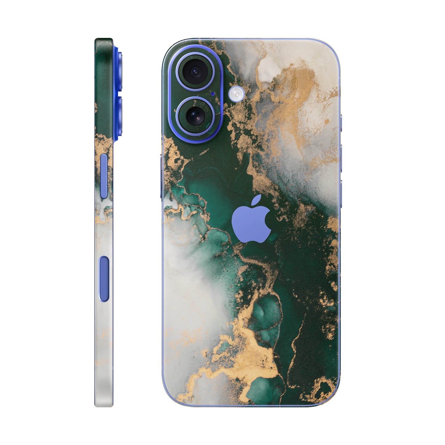 Folie de protectie iPhone 16 Plus, eSkins Signature, Forest Mist