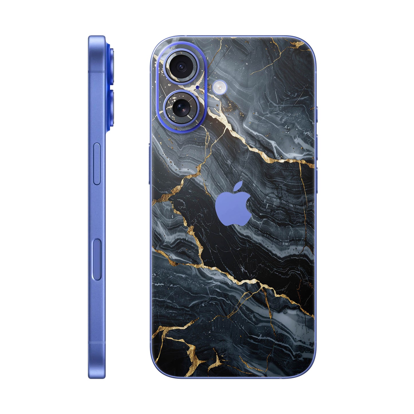 Folie de protectie iPhone 16 Plus, eSkins Signature, Skin Gilded Abyss