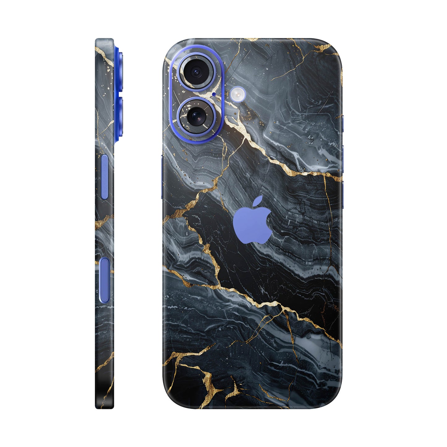 Folie de protectie iPhone 16 Plus, eSkins Signature, Skin Gilded Abyss