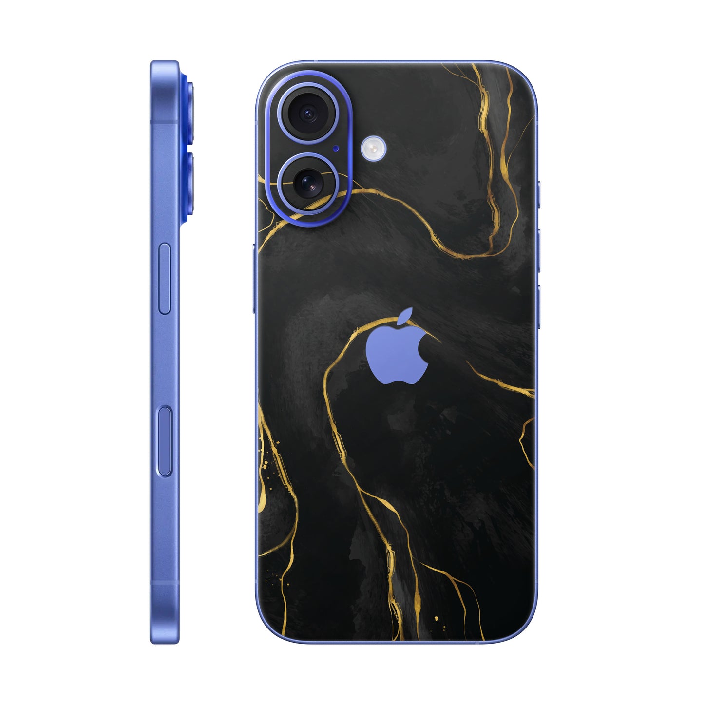 Folie de protectie iPhone 16 Plus, eSkins Signature, Skin Golden Onyx