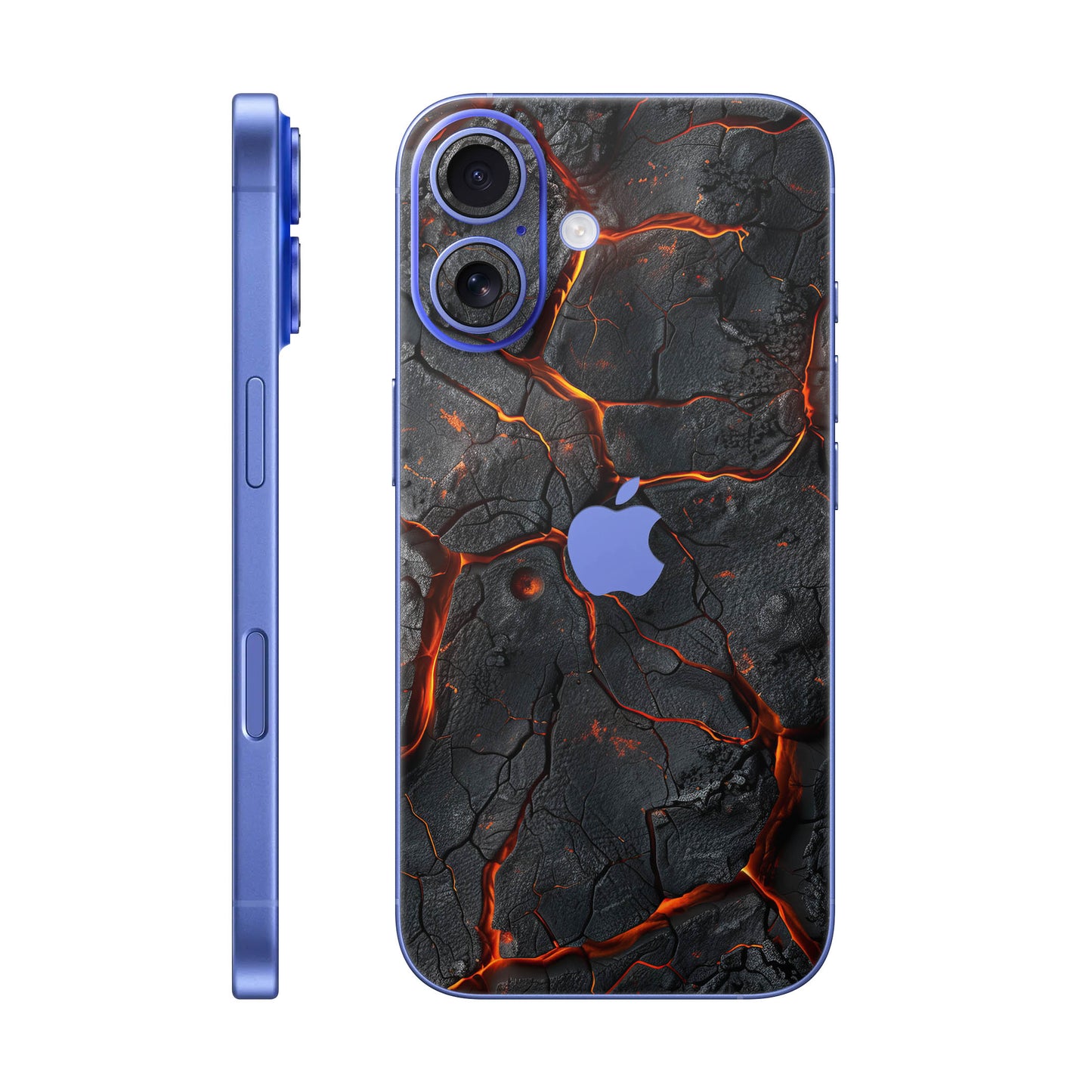 Folie de protectie iPhone 16 Plus, eSkins Signature, Skin Inferno Crust