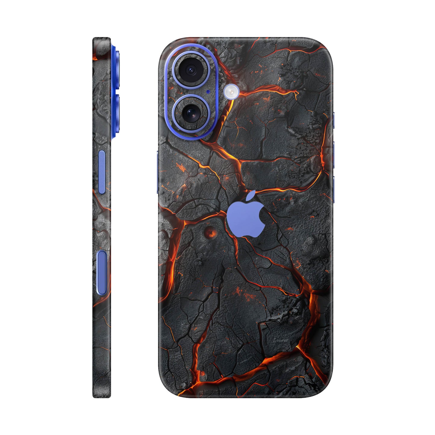 Folie de protectie iPhone 16 Plus, eSkins Signature, Skin Inferno Crust