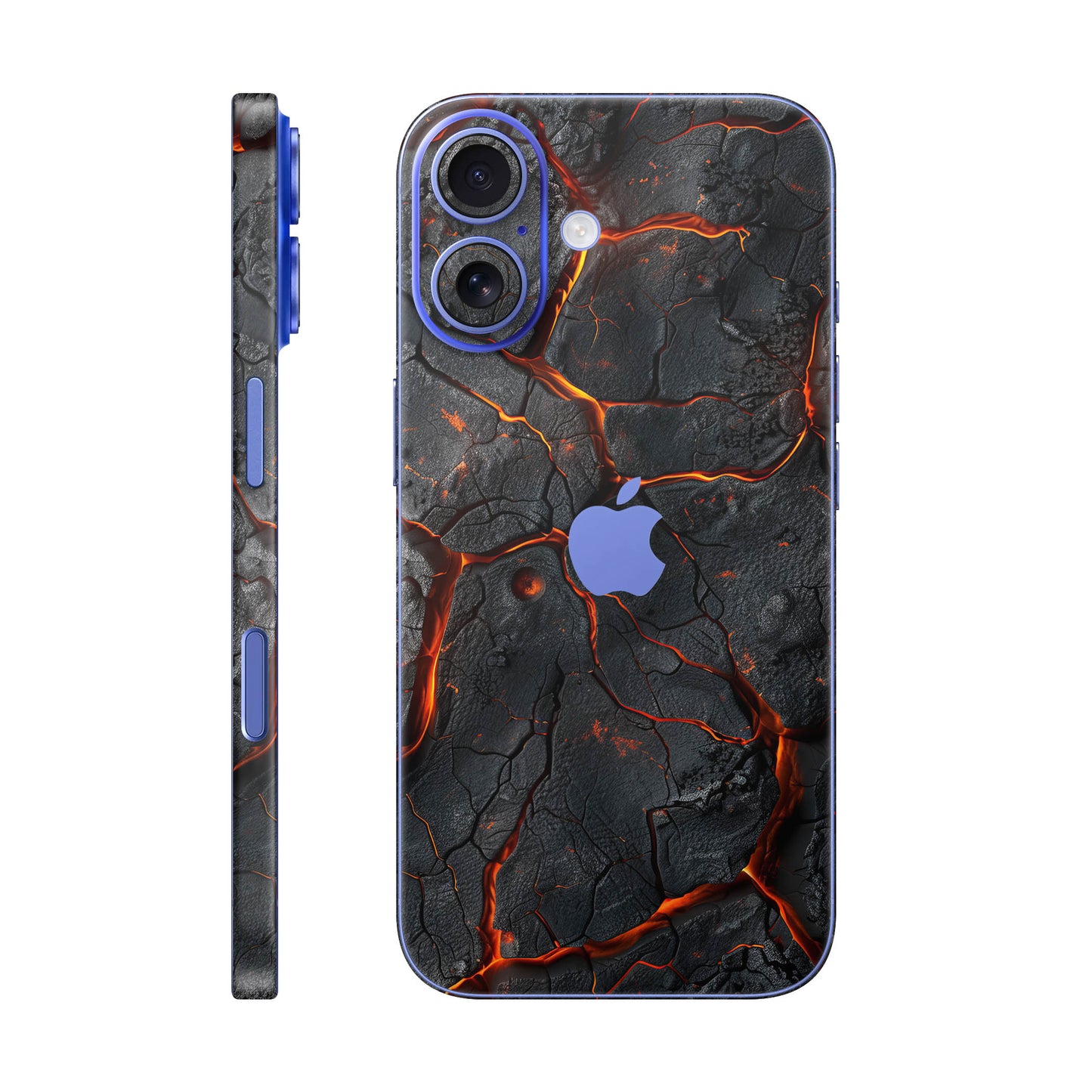 Folie de protectie iPhone 16 Plus, eSkins Signature, Skin Inferno Crust