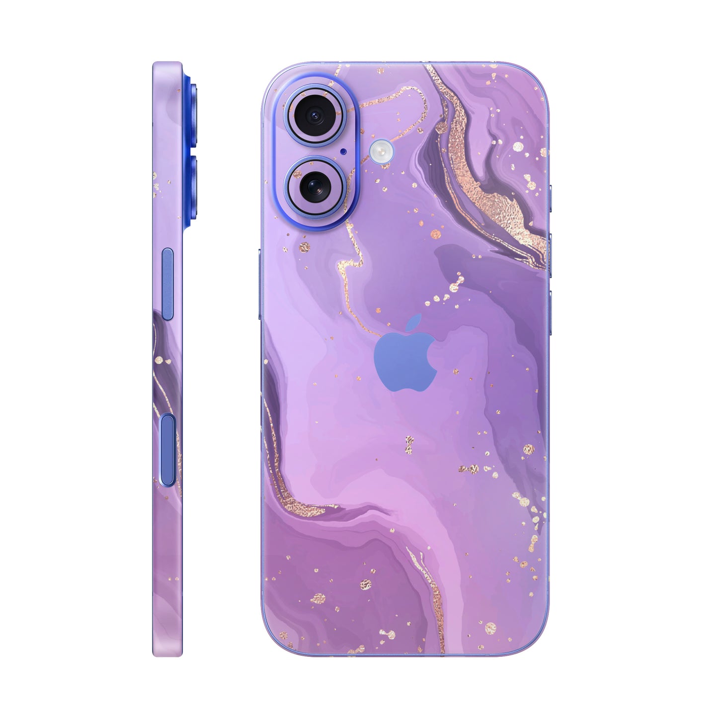 Folie de protectie iPhone 16 Plus, eSkins Signature, Skin Lavender Swirl