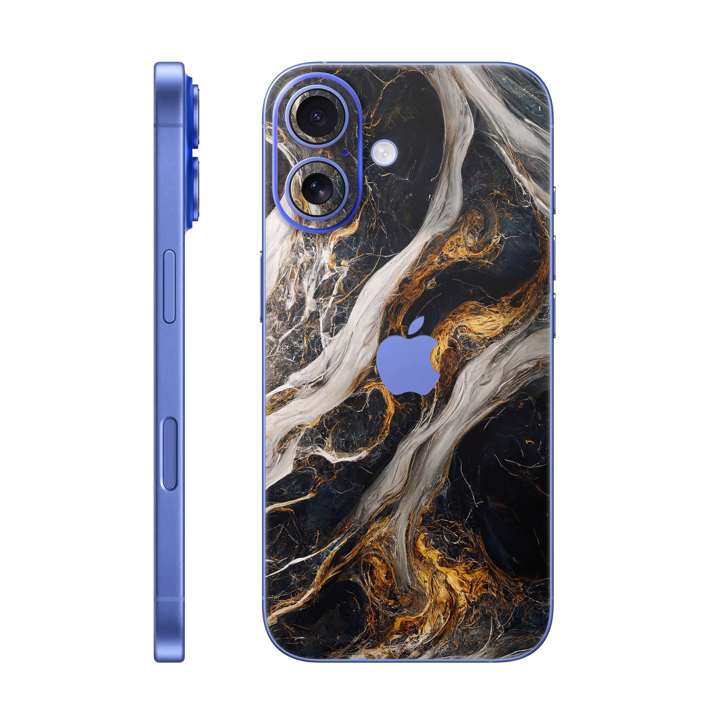 Folie de protectie iPhone 16 Plus, eSkins Signature, Skin Luxe Nebula