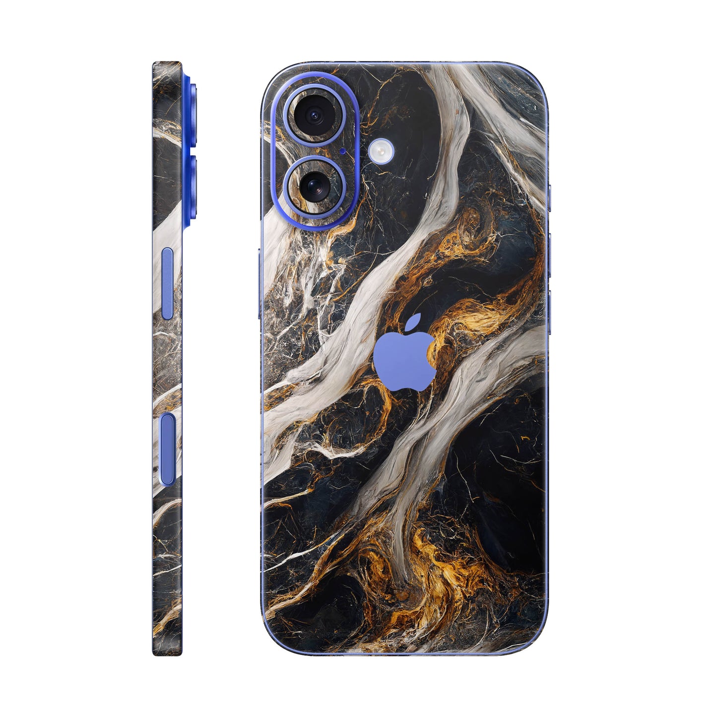 Folie de protectie iPhone 16 Plus, eSkins Signature, Skin Luxe Nebula