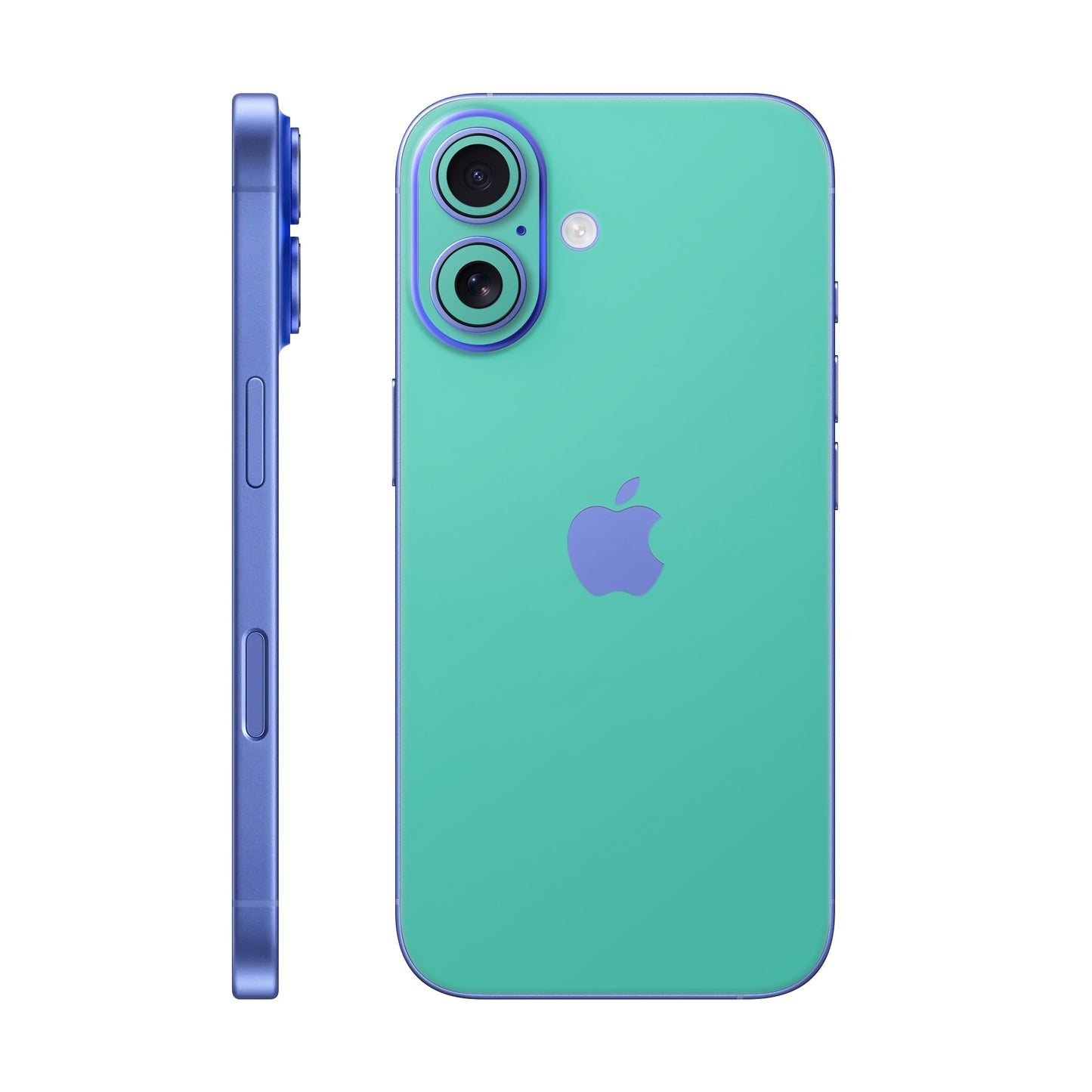 Folie de protectie iPhone 16 Plus, eSkins Unique, Skin Mat Verde Menta