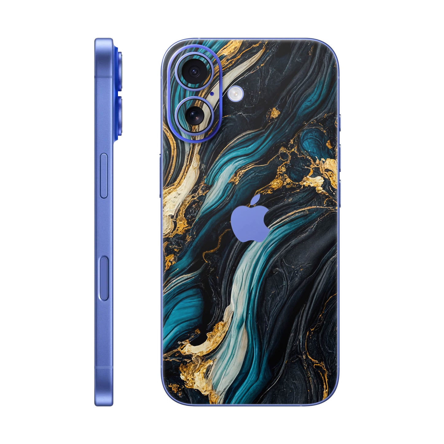 Folie de protectie iPhone 16 Plus, eSkins Signature, Mystic Ocean