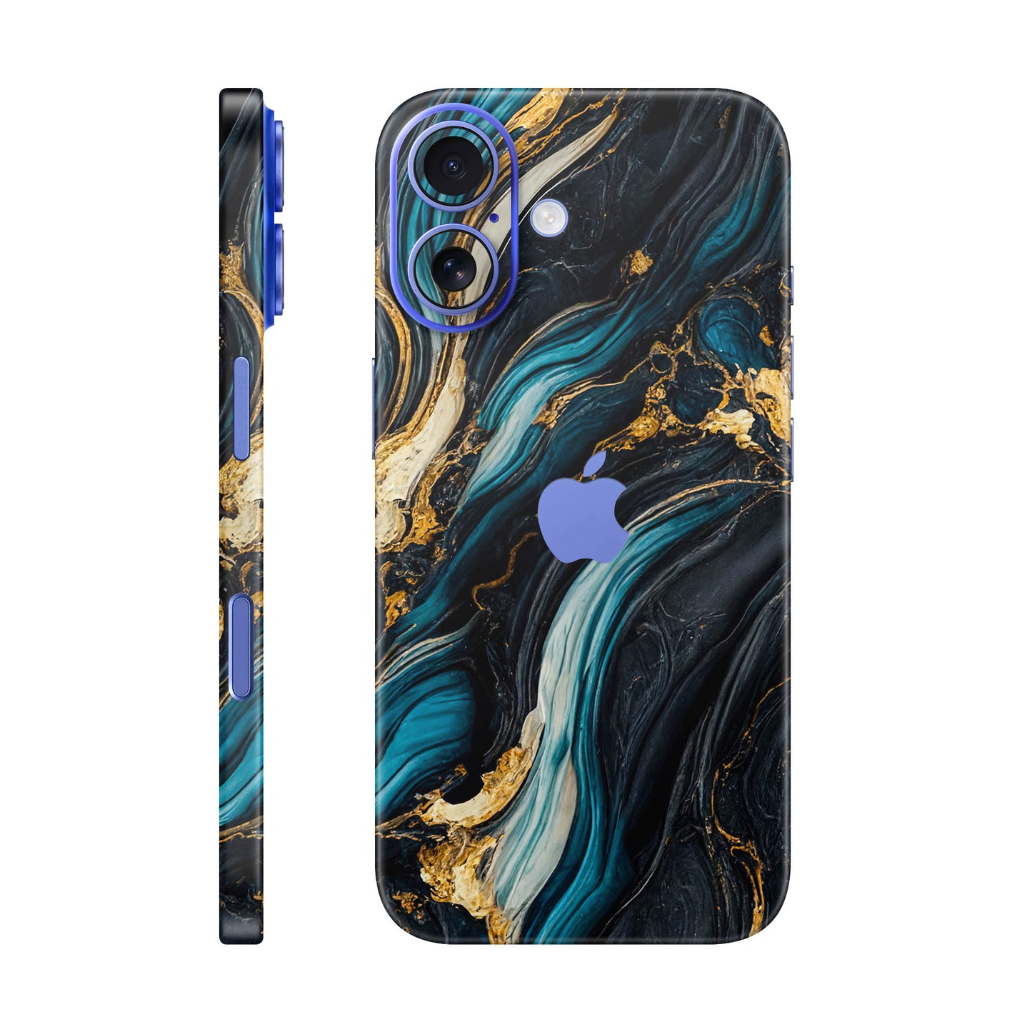 Folie de protectie iPhone 16 Plus, eSkins Signature, Mystic Ocean