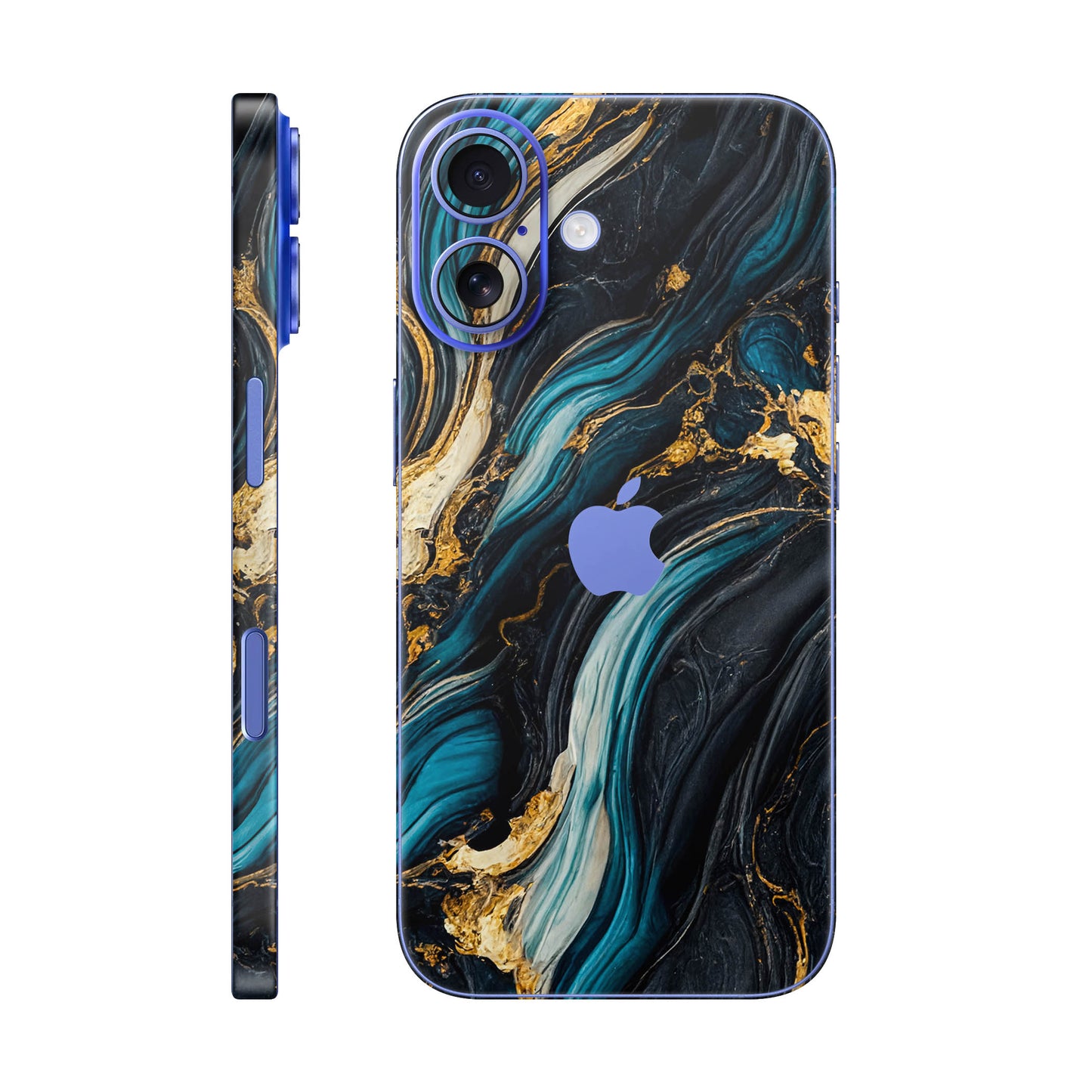Folie de protectie iPhone 16 Plus, eSkins Signature, Mystic Ocean
