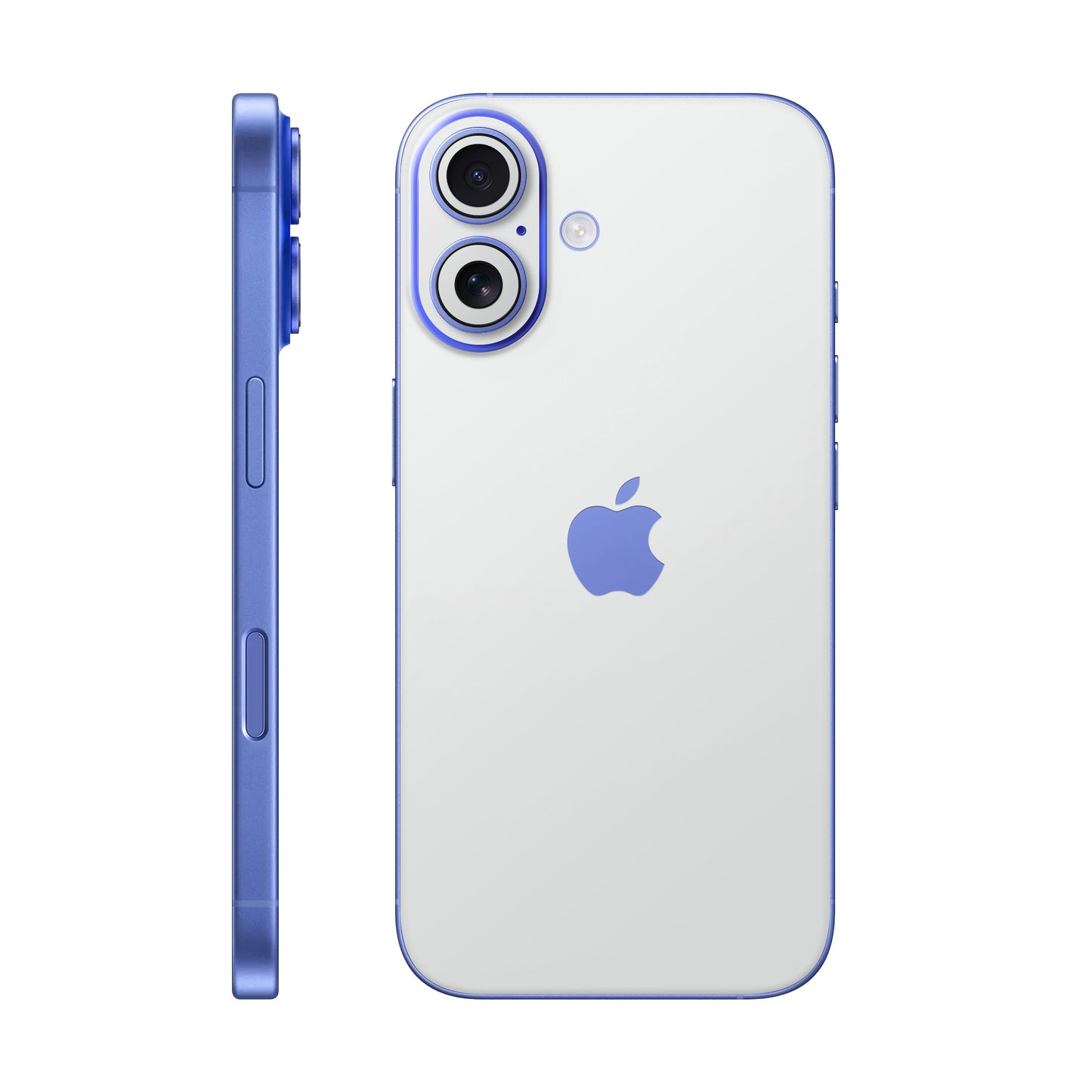 Folie de protectie iPhone 16 Plus, eSkins Unique, Skin Mat Alb
