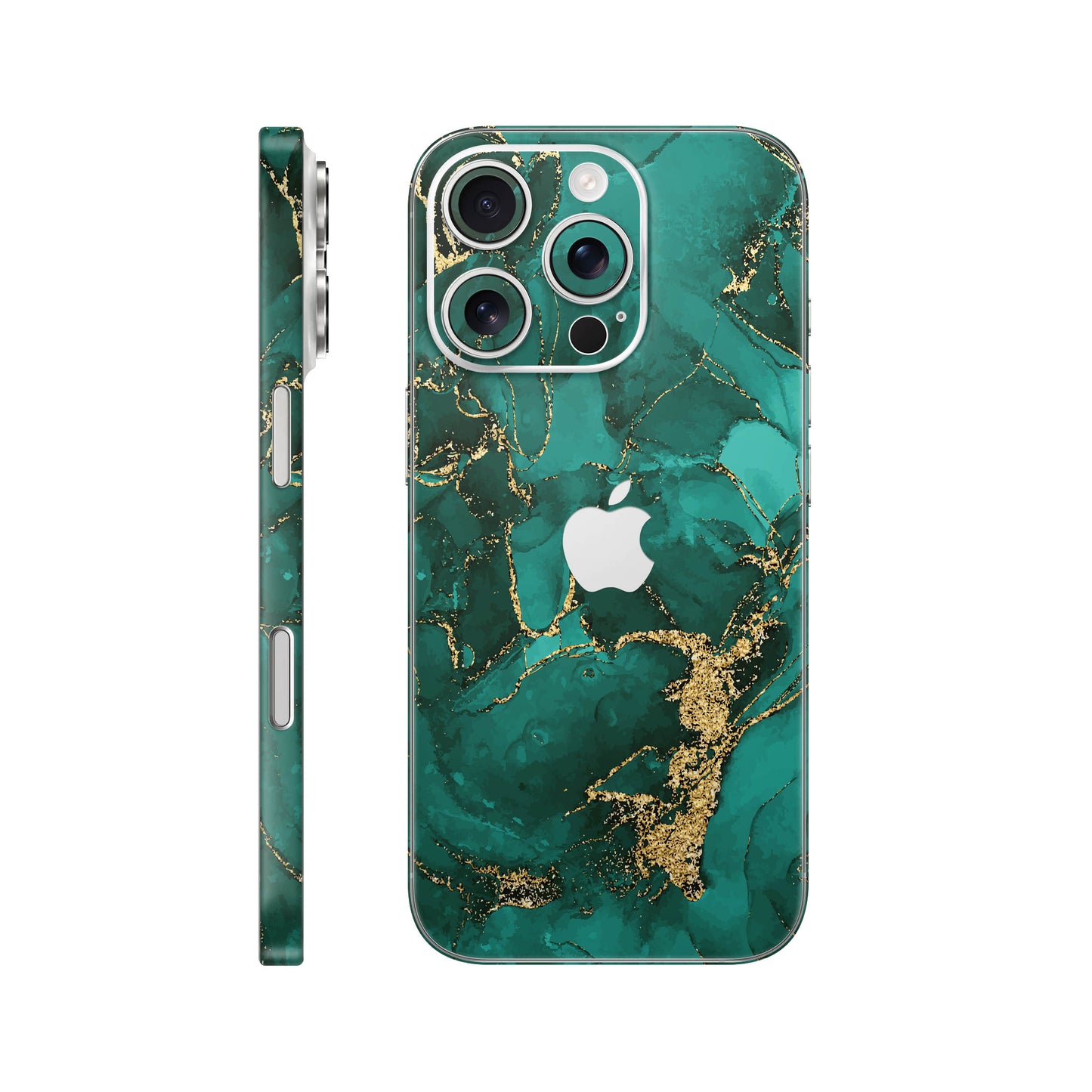 Folie de protectie iPhone 16 Pro, eSkins Signature, Ethereal Green
