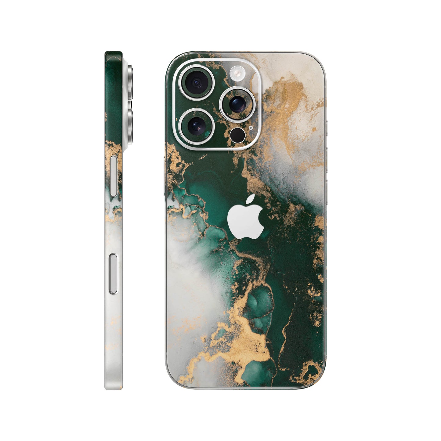 Folie de protectie iPhone 16 Pro, eSkins Signature, Forest Mist