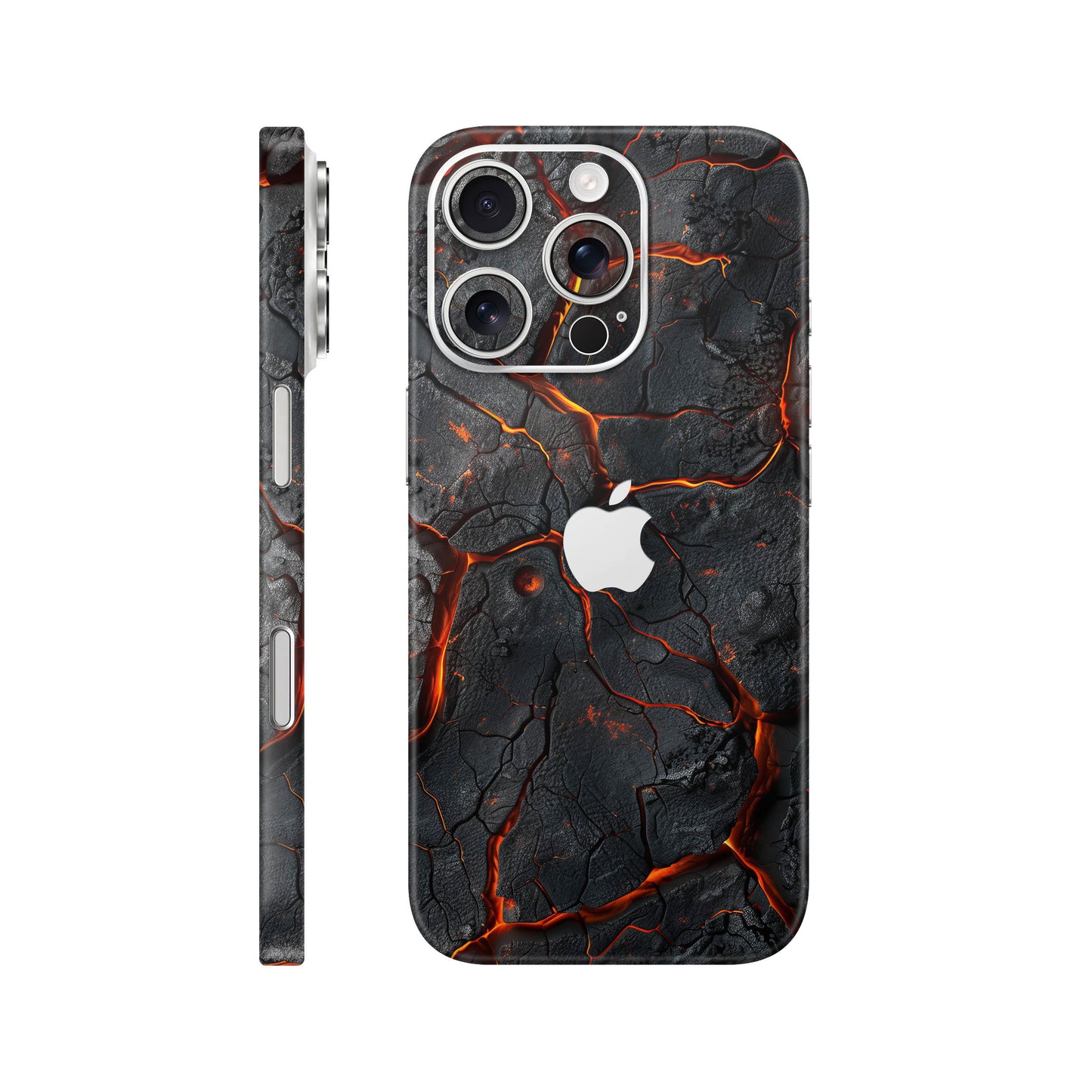 Folie de protectie iPhone 16 Pro, eSkins Signature, Skin Inferno Crust