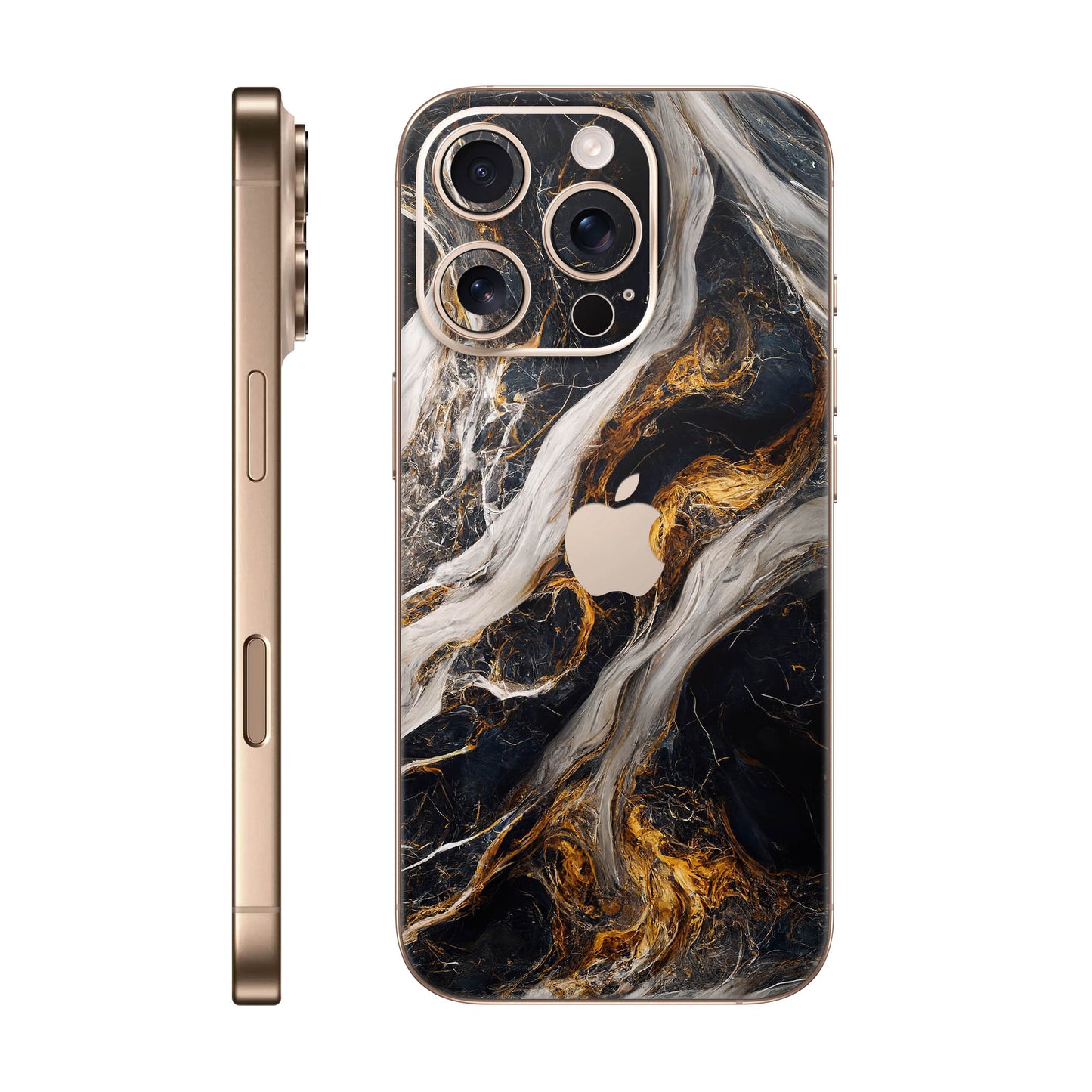 Folie de protectie iPhone 16 Pro Max, eSkins Signature, Skin Luxe Nebula