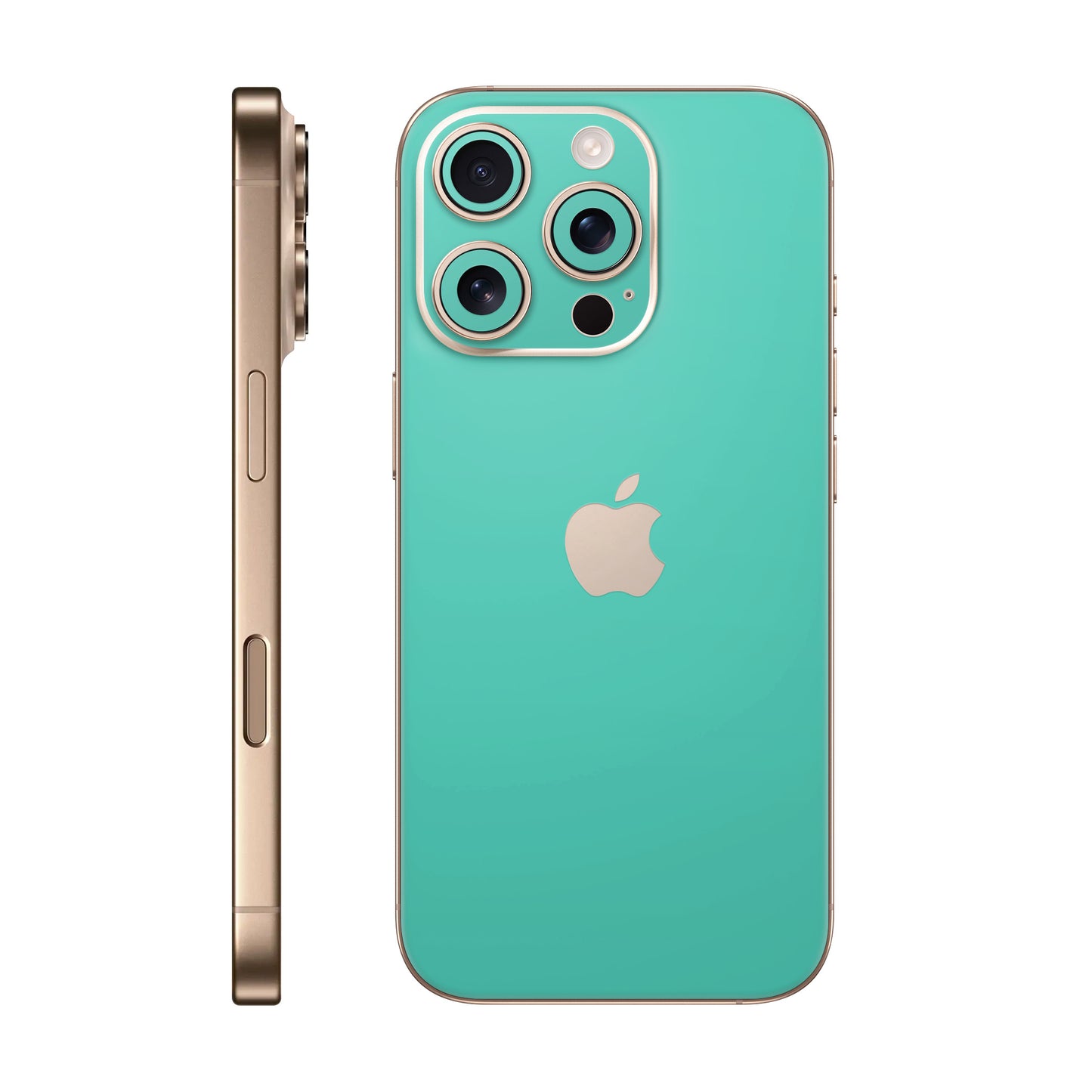 Folie de protectie iPhone 16 Pro Max, eSkins Unique, Skin Mat Verde Menta