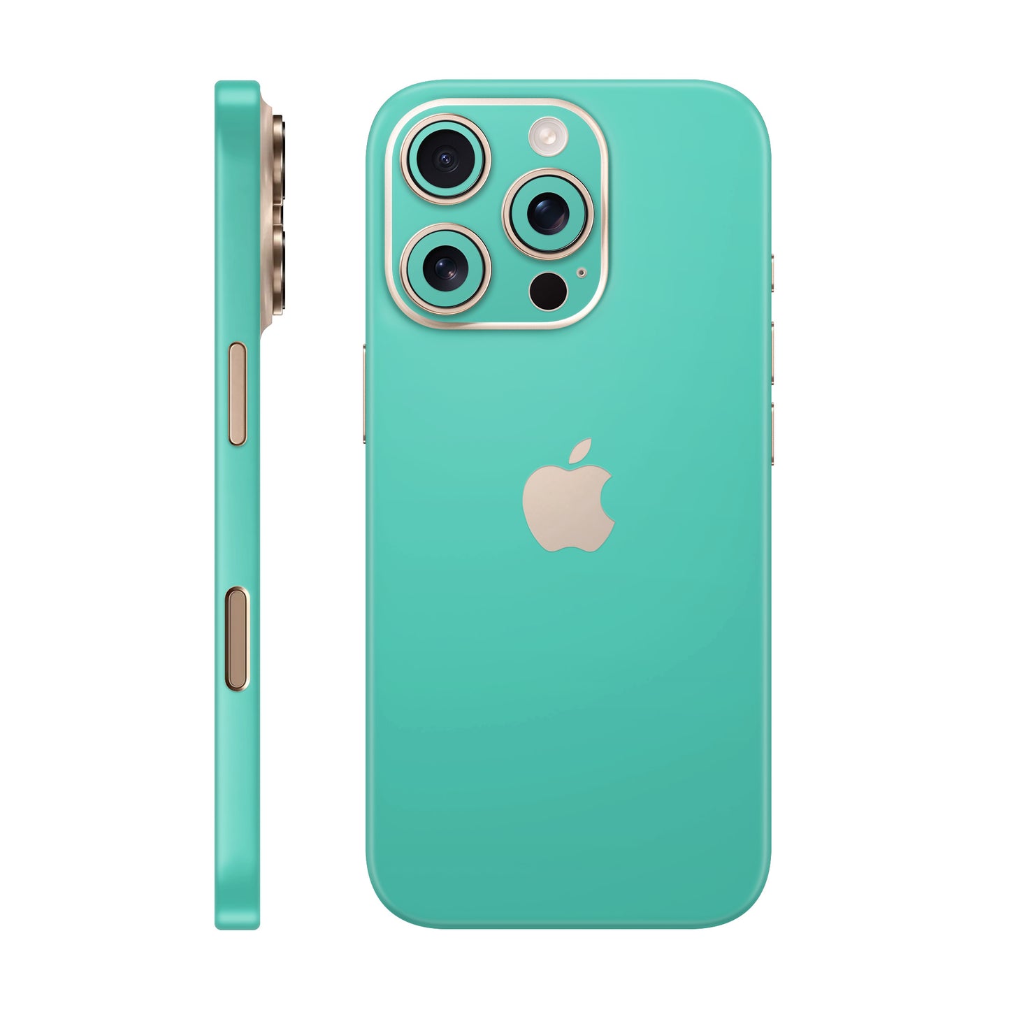 Folie de protectie iPhone 16 Pro Max, eSkins Unique, Skin Mat Verde Menta