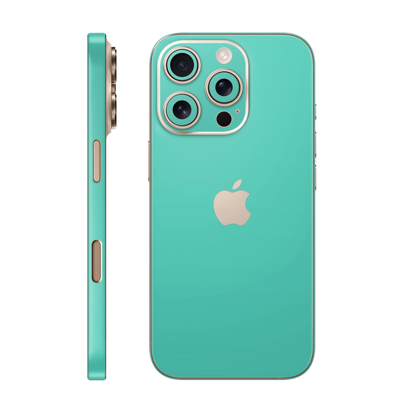 Folie de protectie iPhone 16 Pro Max, eSkins Unique, Skin Mat Verde Menta