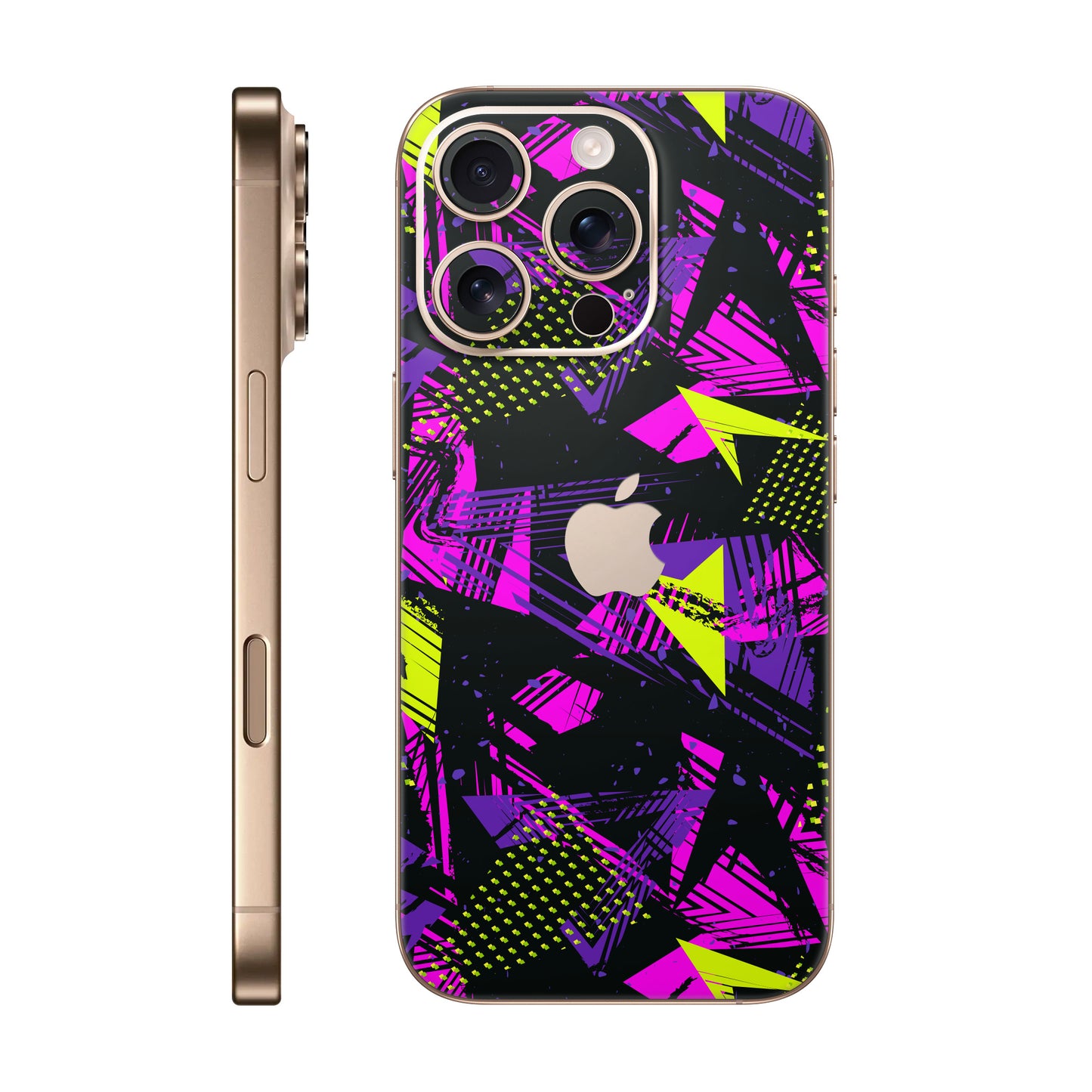 Folie de protectie iPhone 16 Pro Max, eSkins Signature, Skin Urban Graffiti