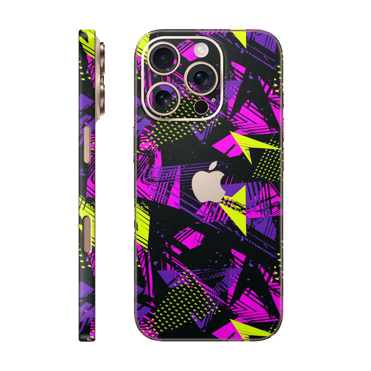 Folie de protectie iPhone 16 Pro Max, eSkins Signature, Skin Urban Graffiti