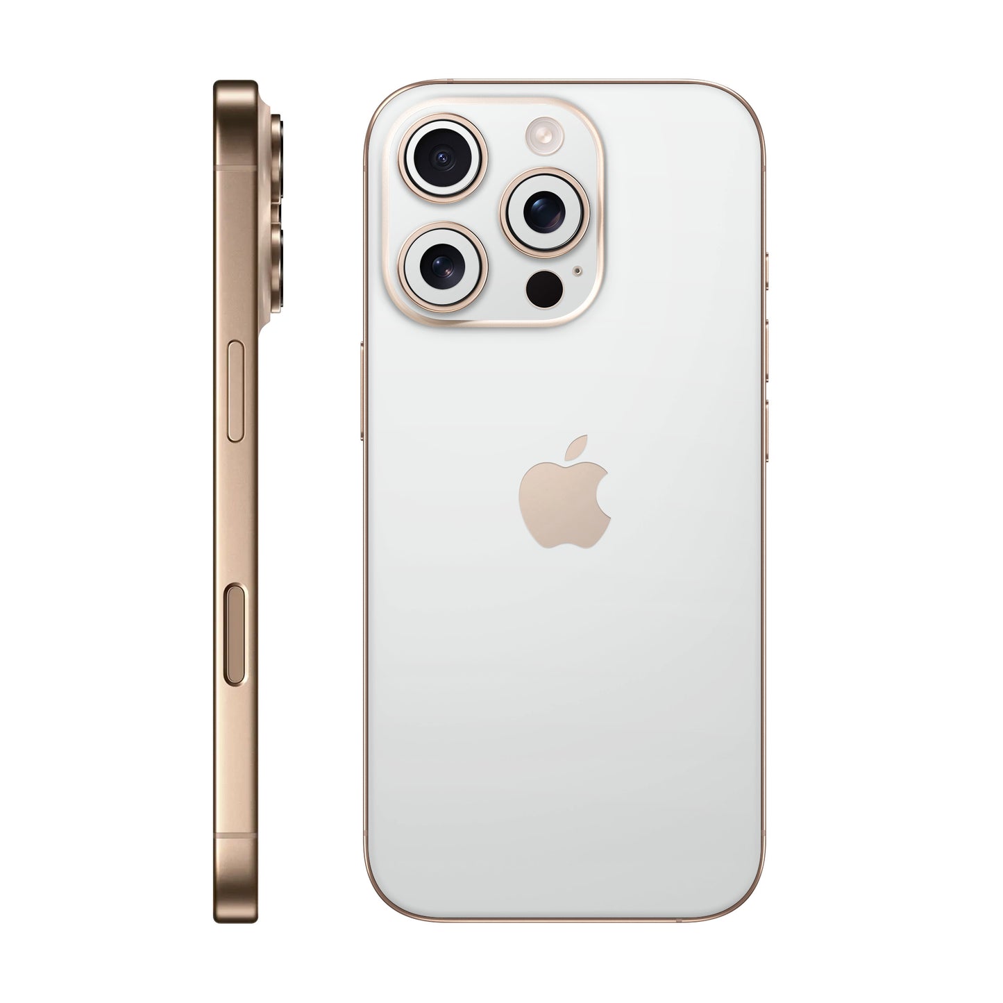 Folie de protectie iPhone 16 Pro Max, eSkins Unique, Skin Mat Alb
