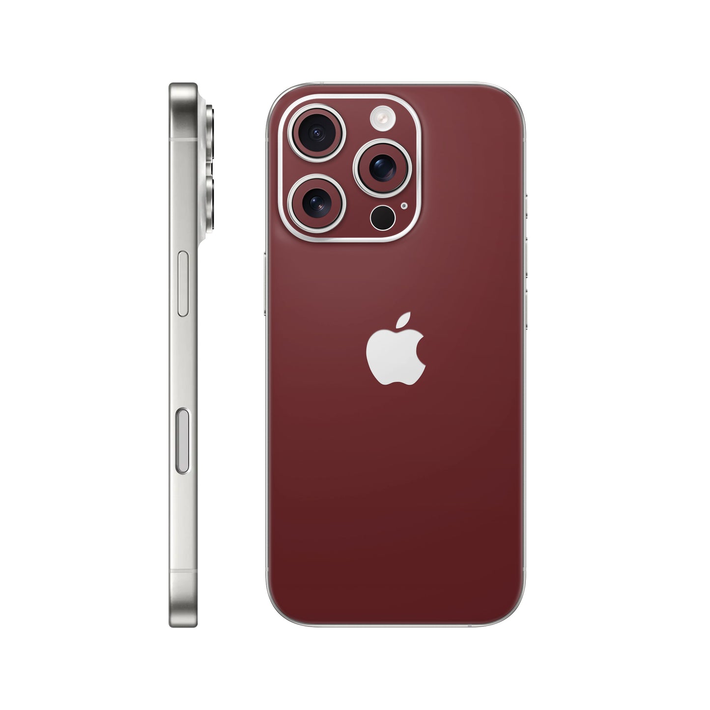 Folie de protectie iPhone 16 Pro, eSkins Unique, Skin Mat Cupru