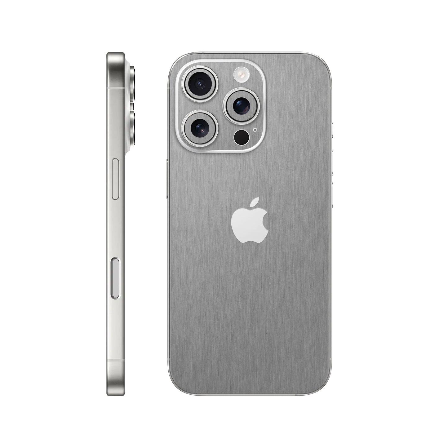 Folie de protectie iPhone 16 Pro, eSkins Elegans, Skin Metalic Grafit