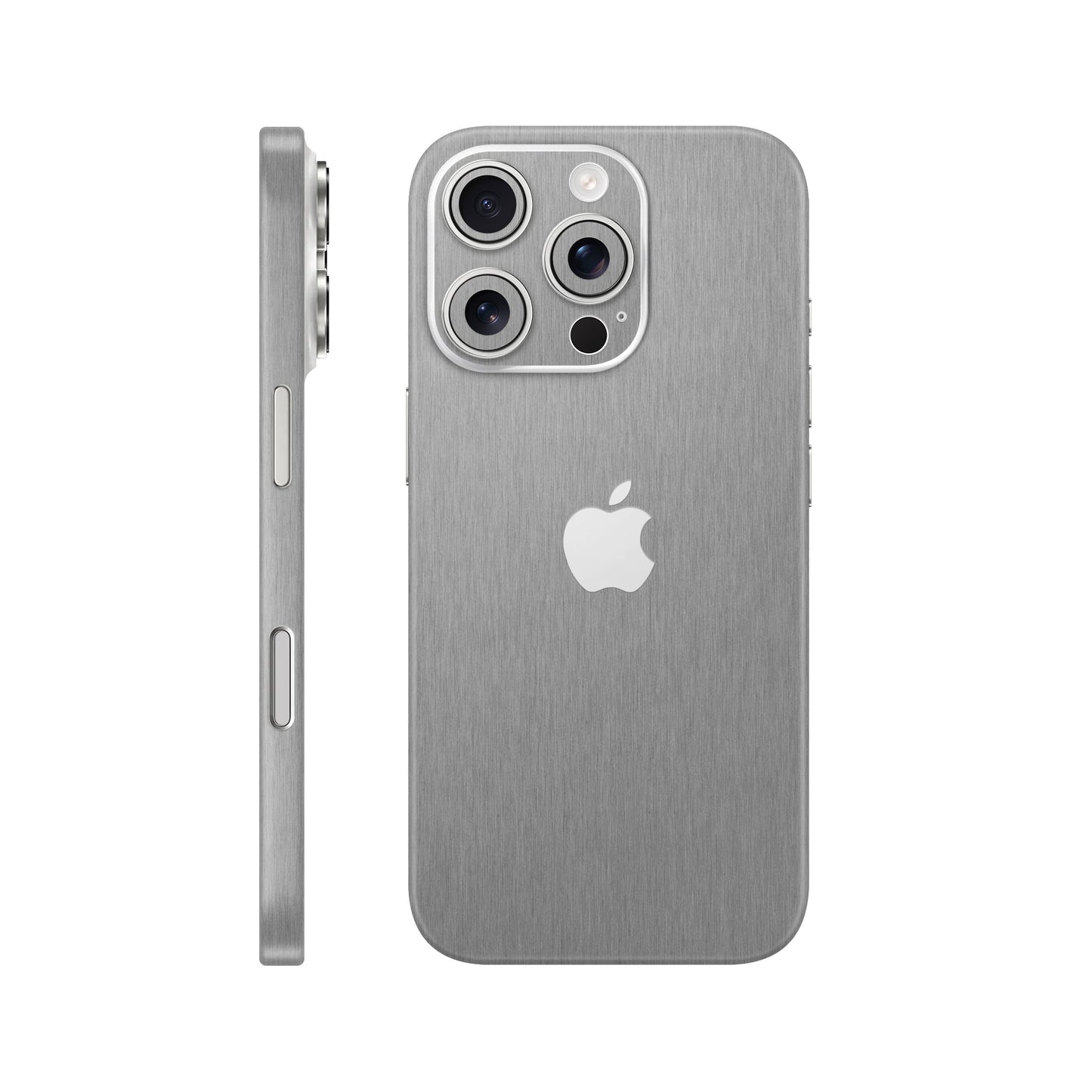Folie de protectie iPhone 16 Pro, eSkins Elegans, Skin Metalic Grafit