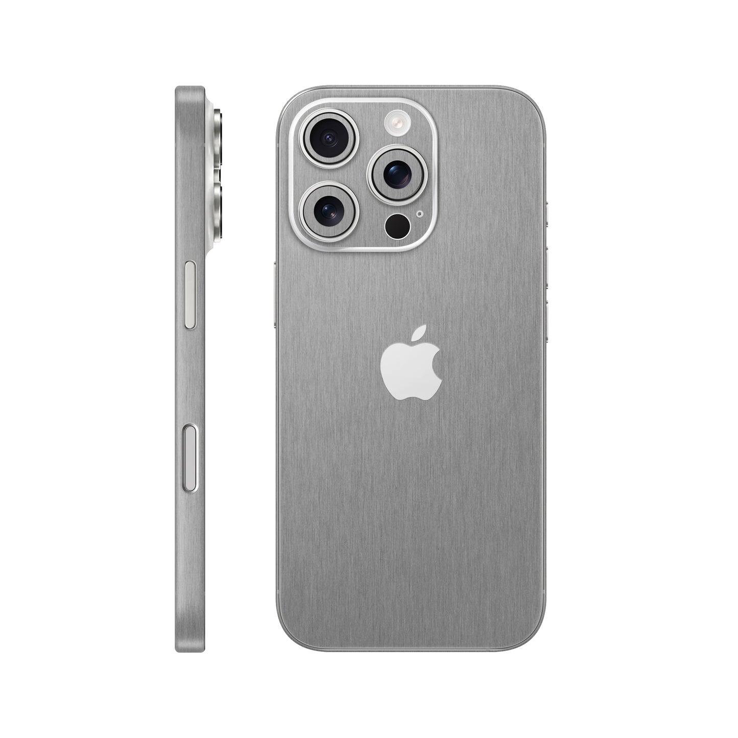 Folie de protectie iPhone 16 Pro, eSkins Elegans, Skin Metalic Grafit