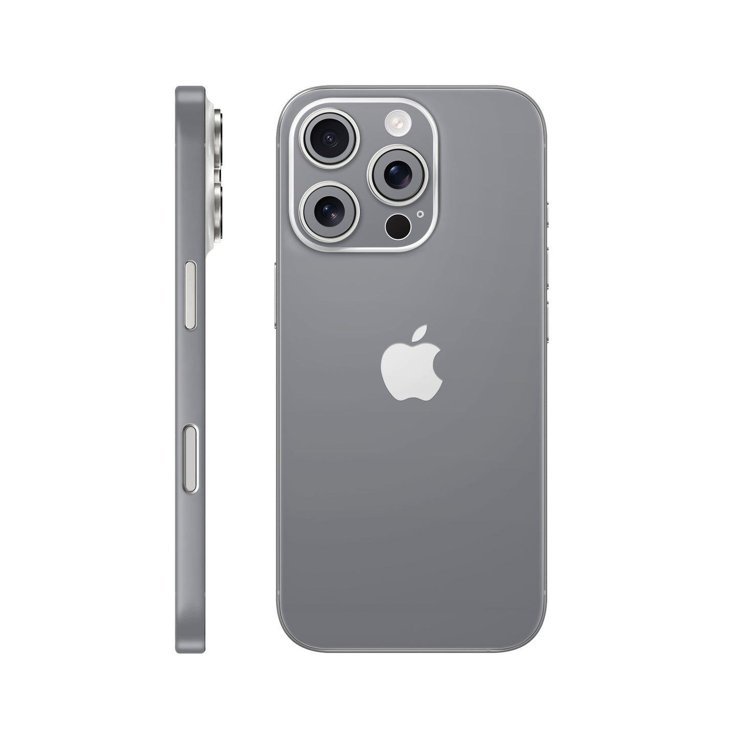 Folie de protectie iPhone 16 Pro, eSkins Unique, Skin Mat Gri