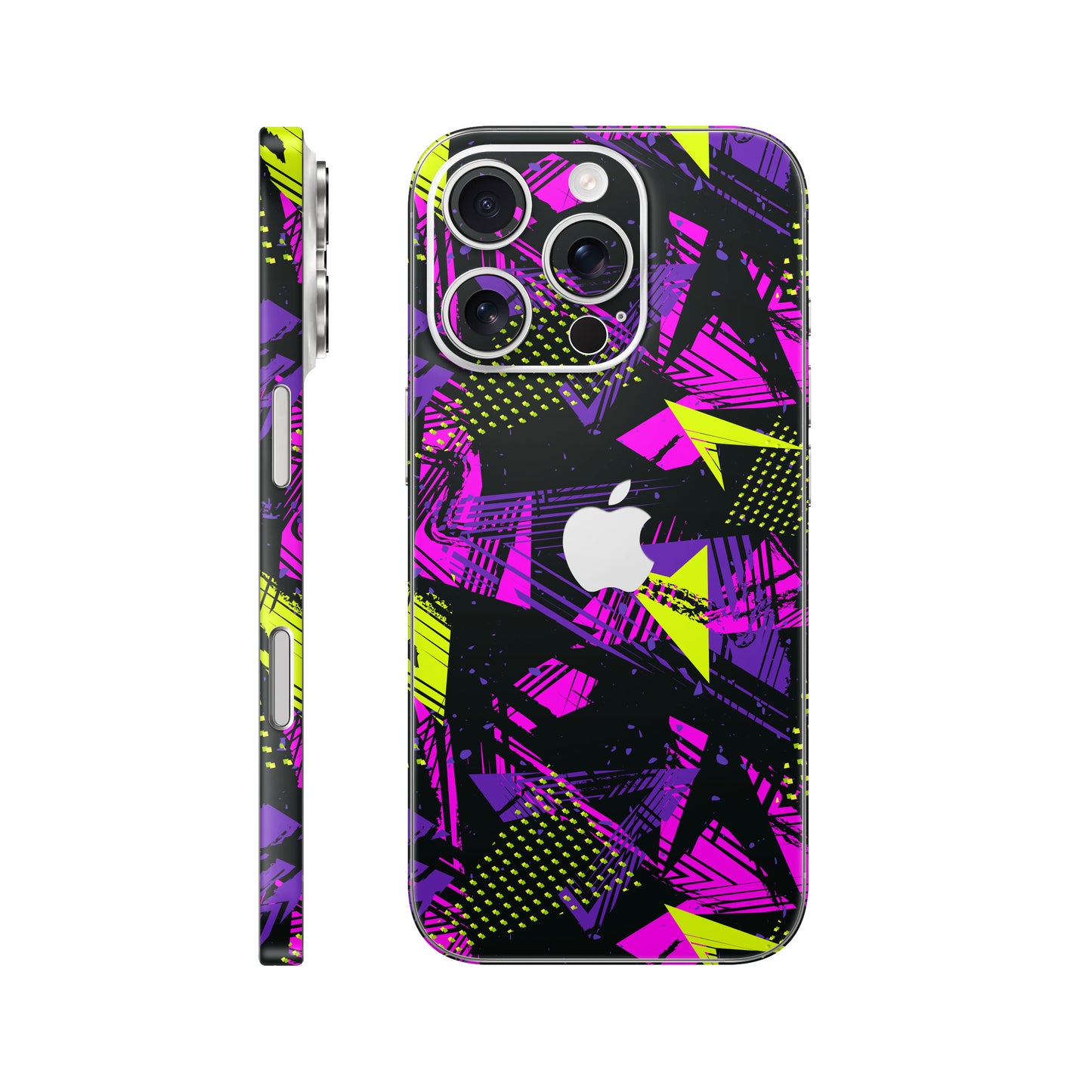 Folie de protectie iPhone 16 Pro, eSkins Signature, Skin Urban Graffiti