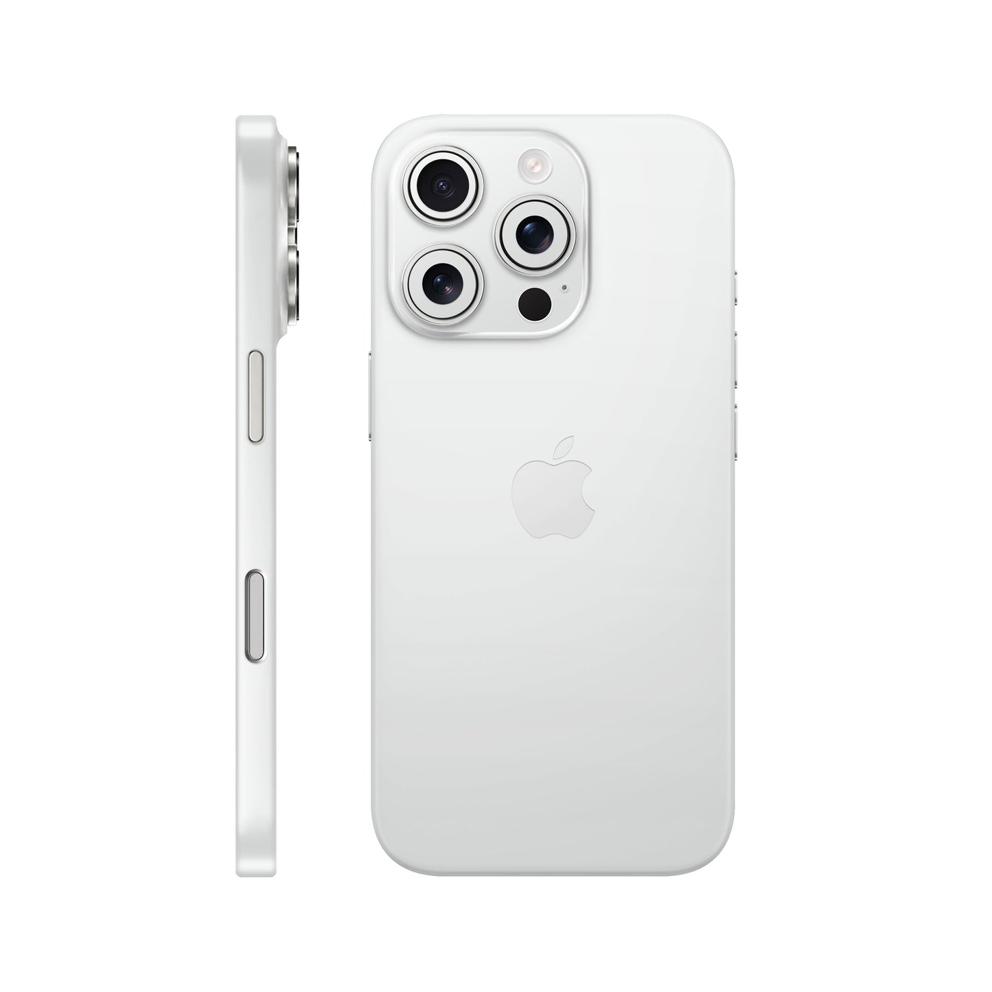 Folie de protectie iPhone 16 Pro, eSkins Unique, Skin Mat Alb