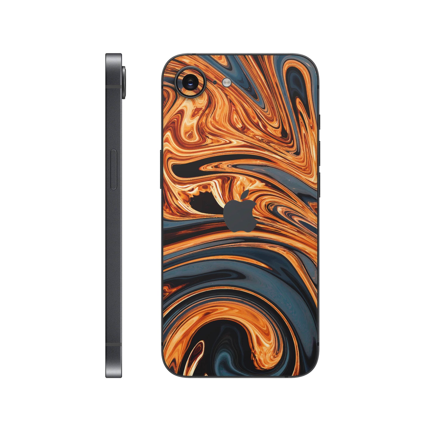 Folie de protectie iPhone 16e, eSkins Signature, Skin Amber Blaze