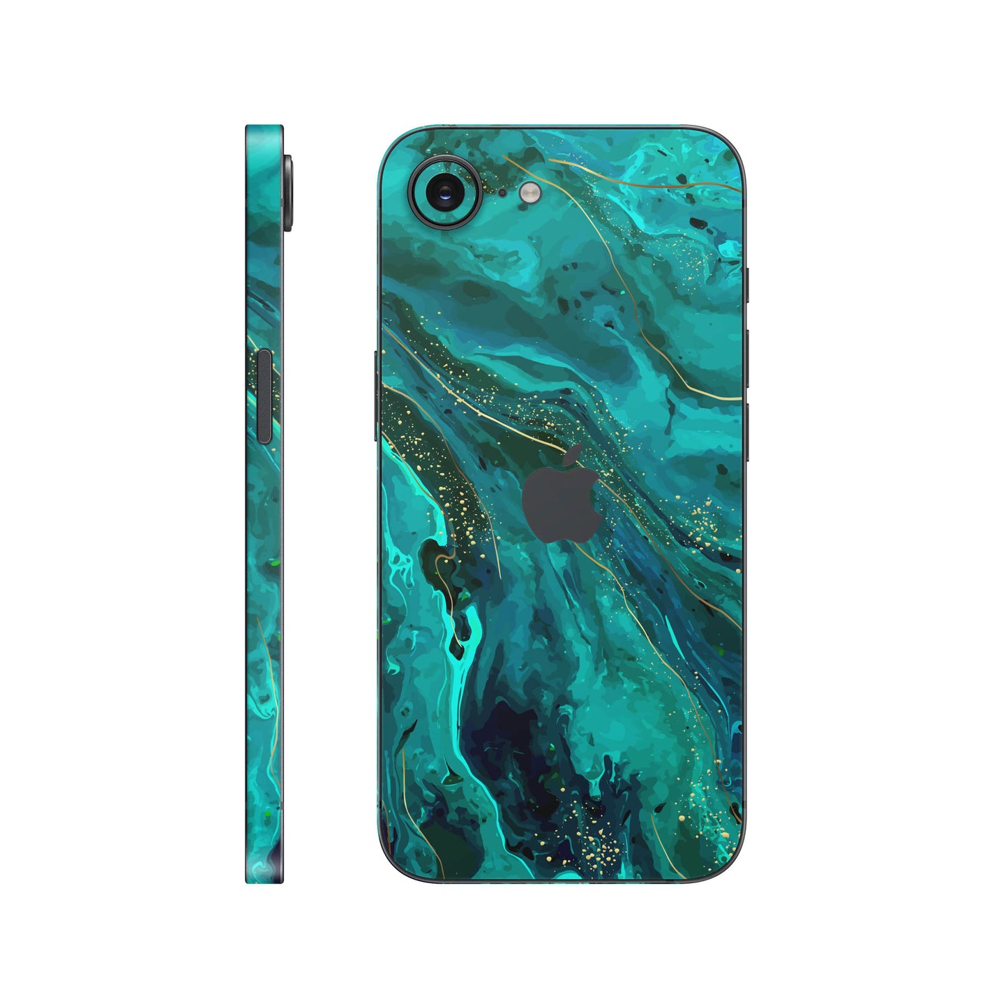 Folie de protectie iPhone 16e, eSkins Signature, Skin Celestial Lagoon
