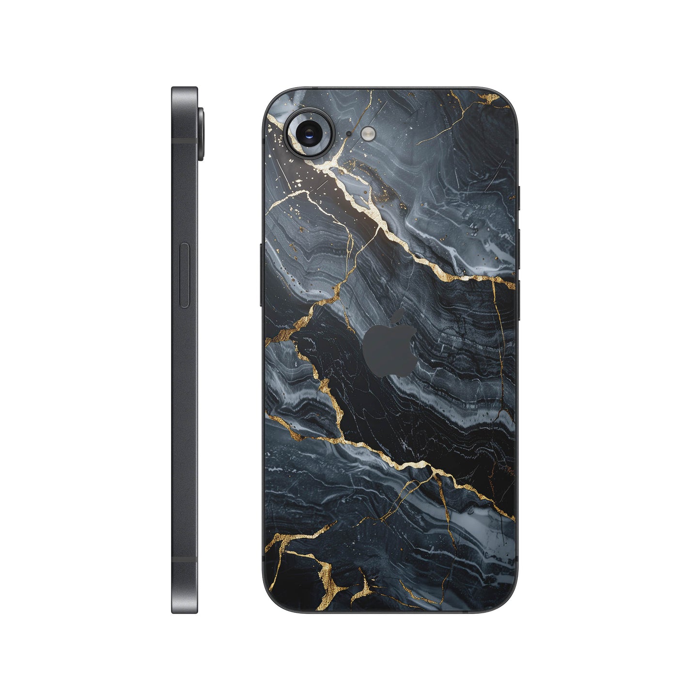 Folie de protectie iPhone 16e, eSkins Signature, Skin Gilded Abyss