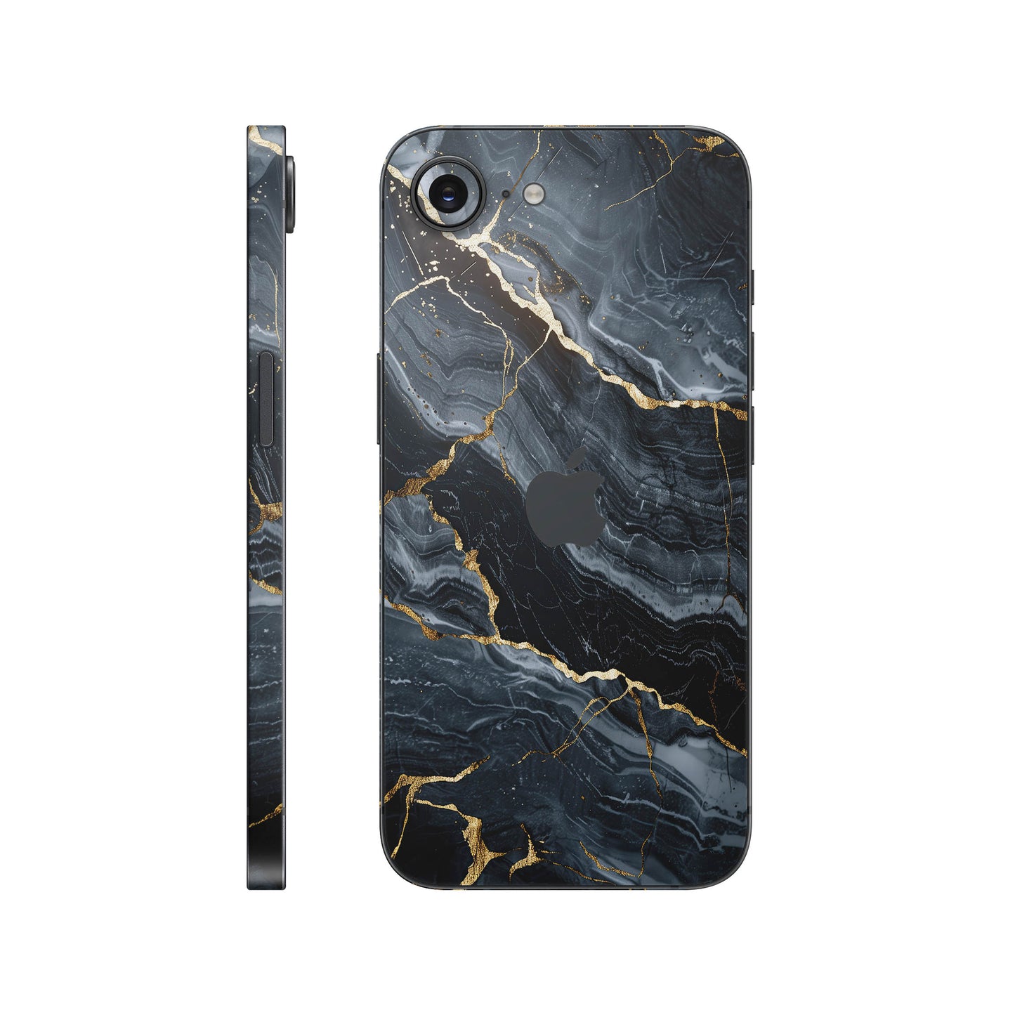 Folie de protectie iPhone 16e, eSkins Signature, Skin Gilded Abyss