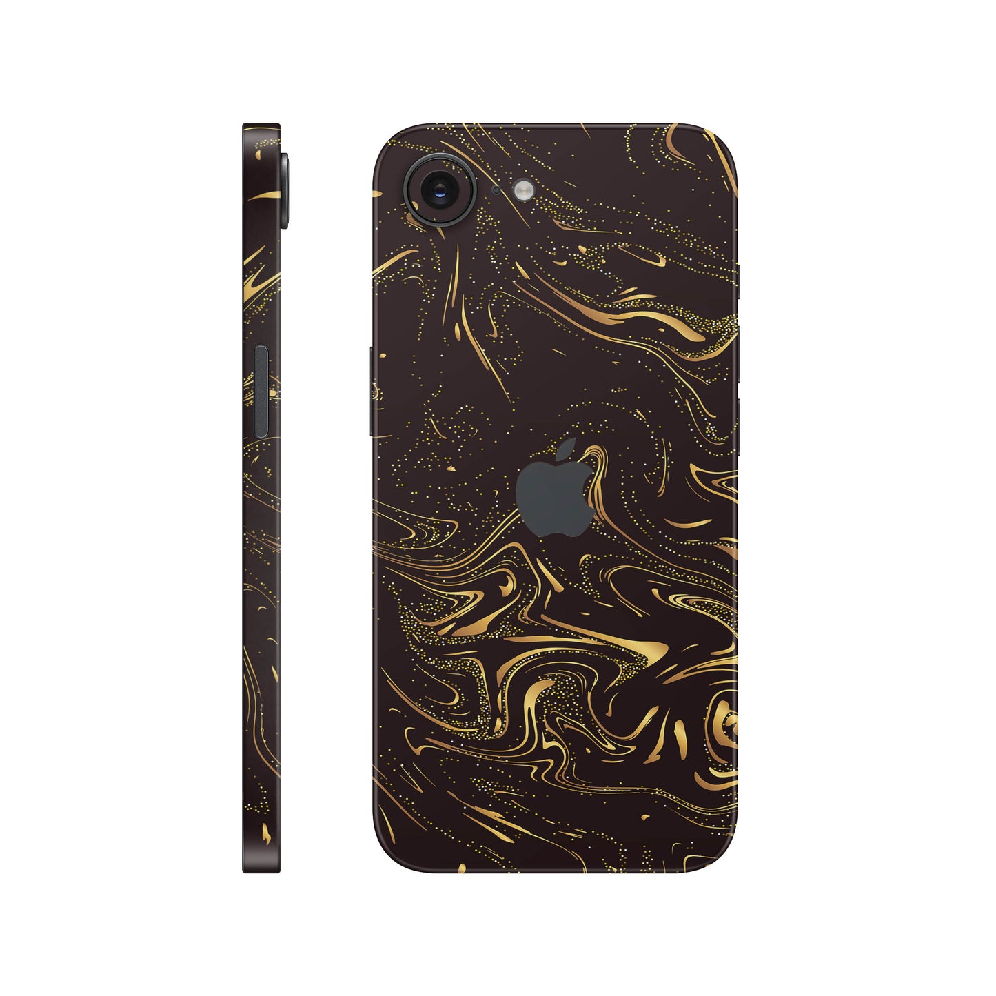 Folie de protectie iPhone 16e, eSkins Signature, Golden Noir